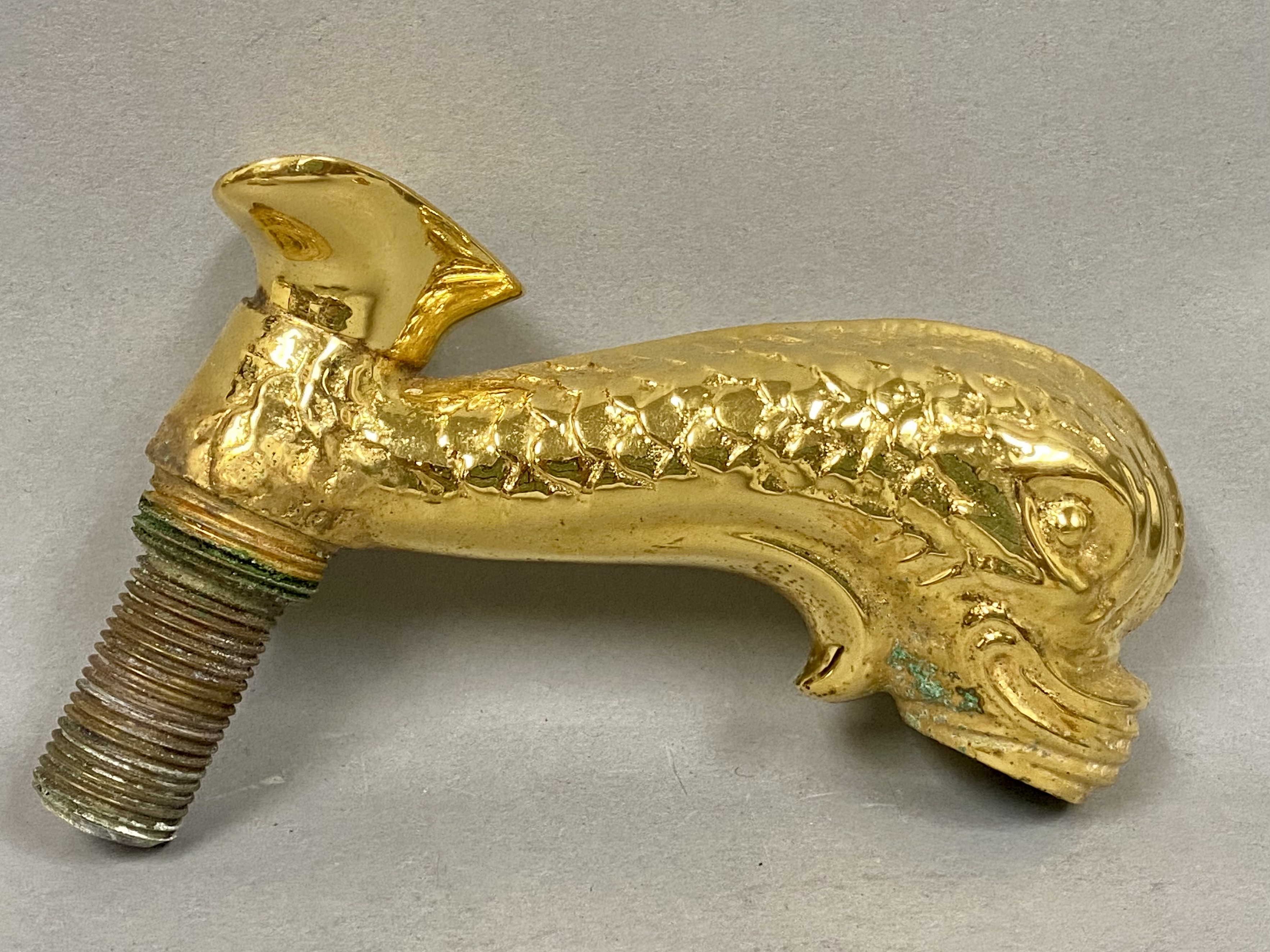 Sherle Wagner 24K Gold-Plated Dolphin Faucet Set