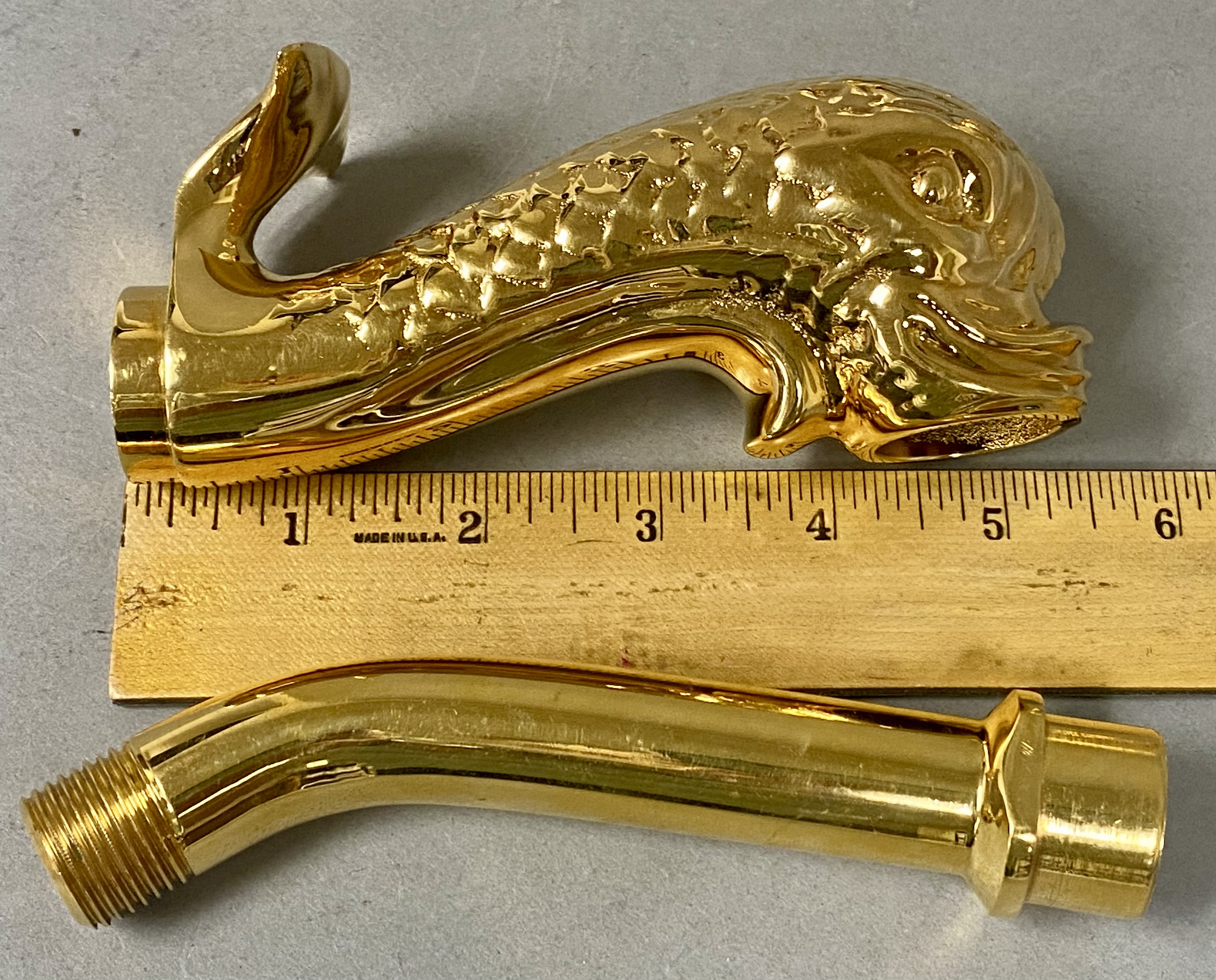 Sherle Wagner 24K Gold-Plated Dolphin Faucet