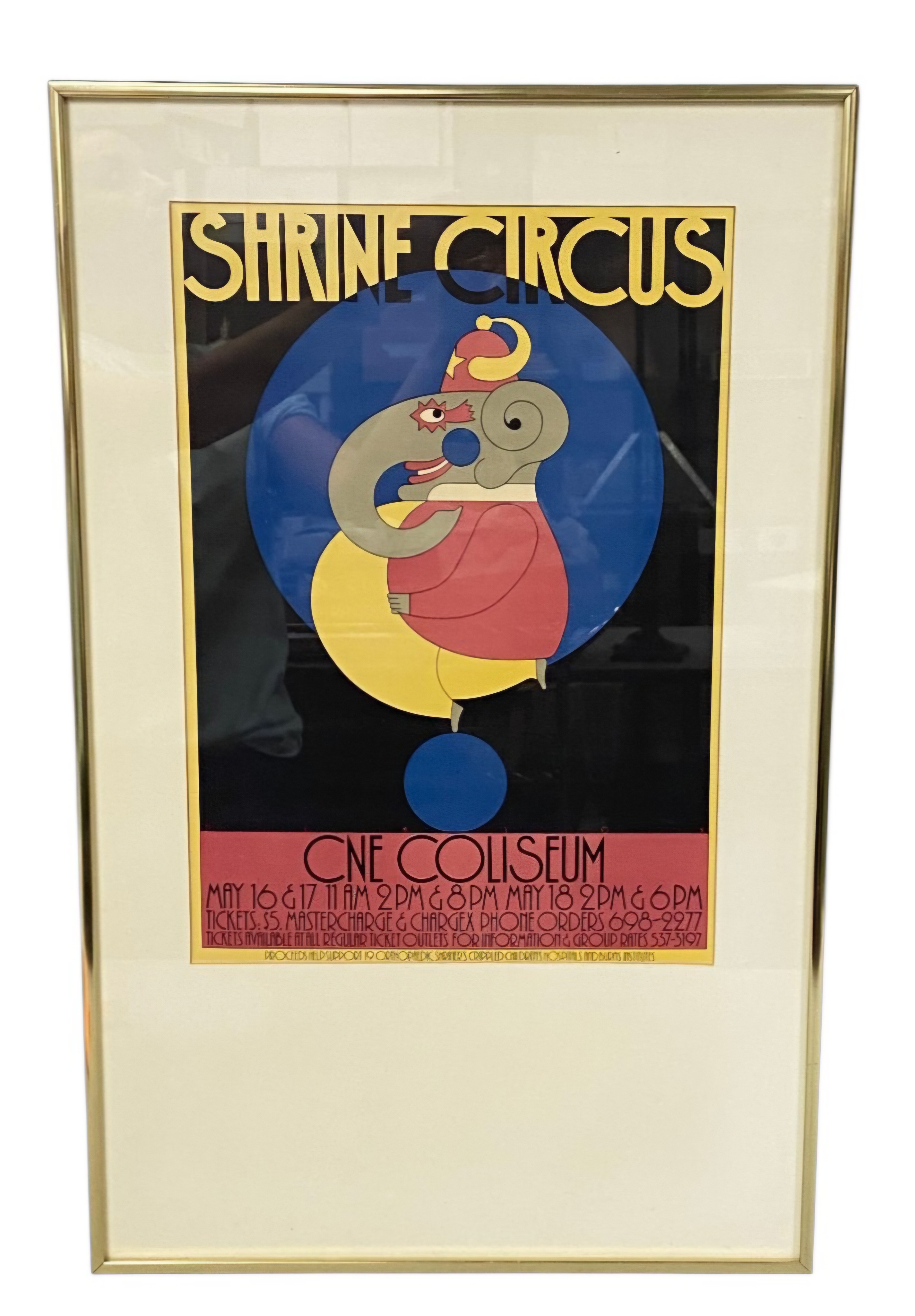Dimson Shrine Circus CNE Coliseum Framed Poster