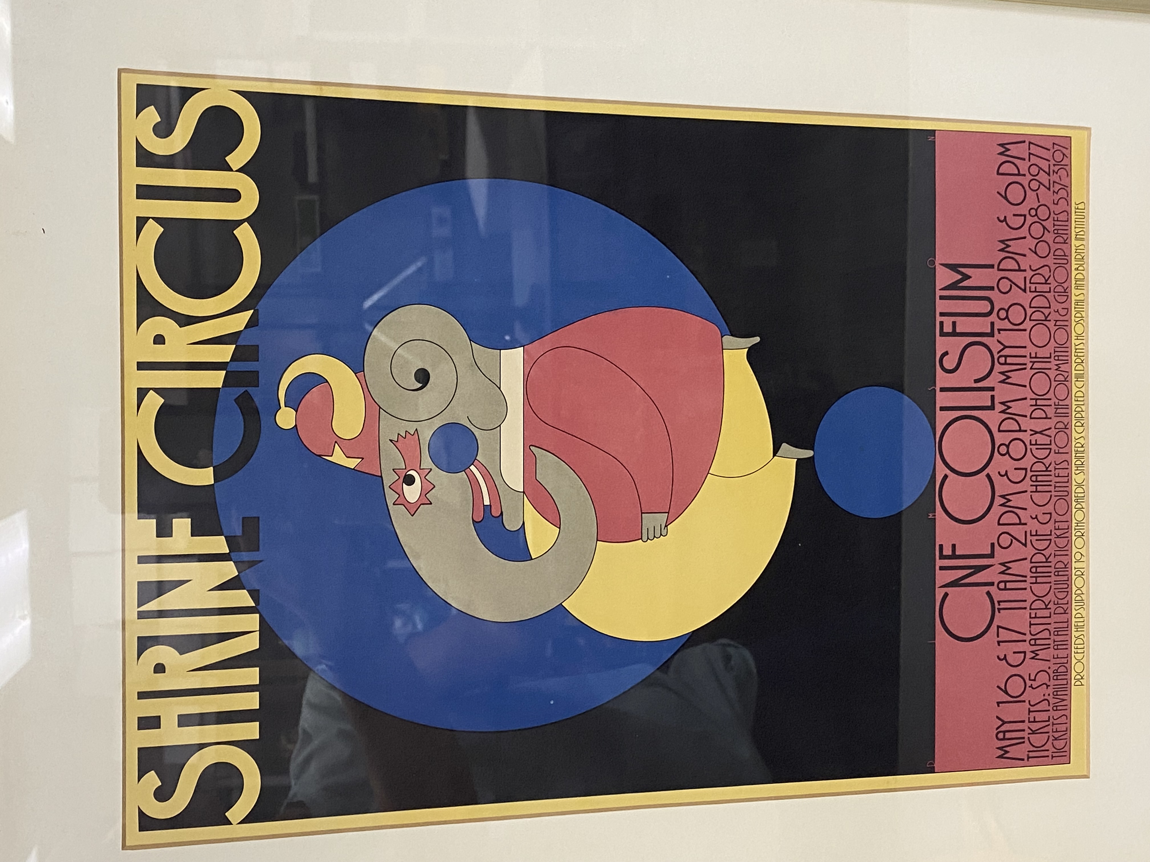 Dimson Shrine Circus CNE Coliseum Framed Poster