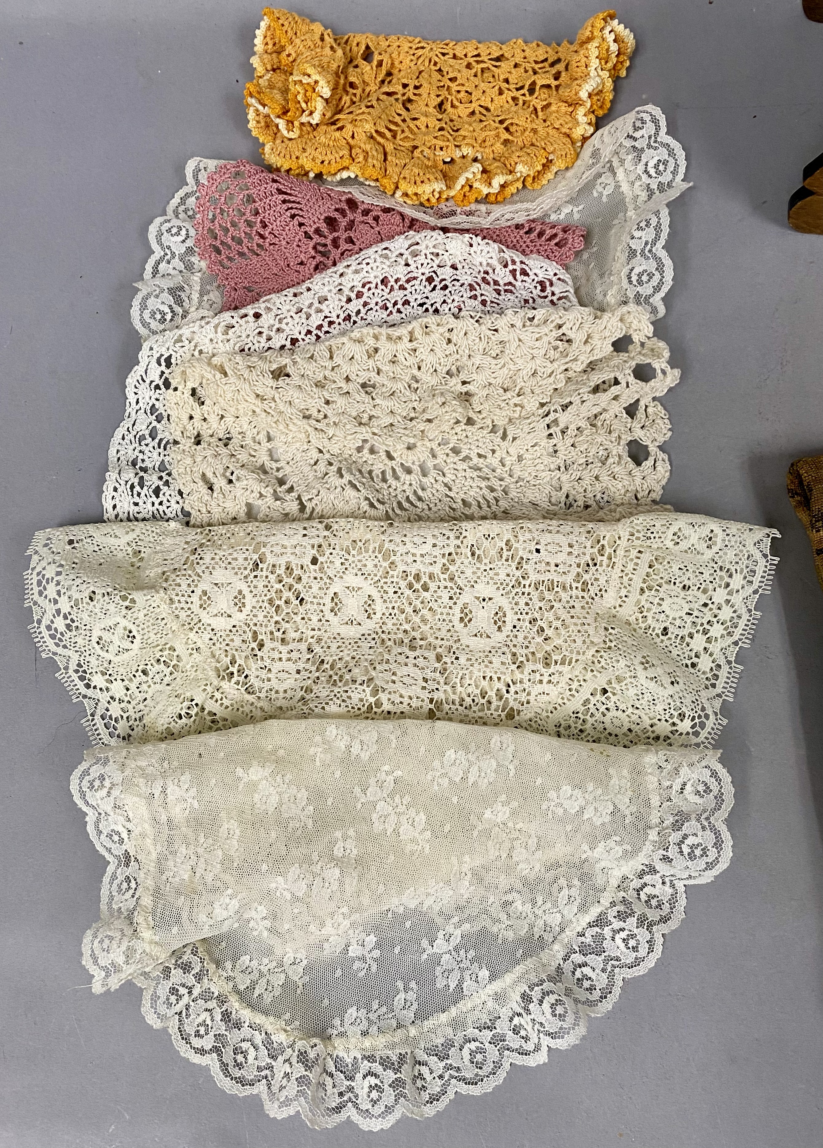 Portuguese Needlepoint & Wooden Sewing Caddy Collection