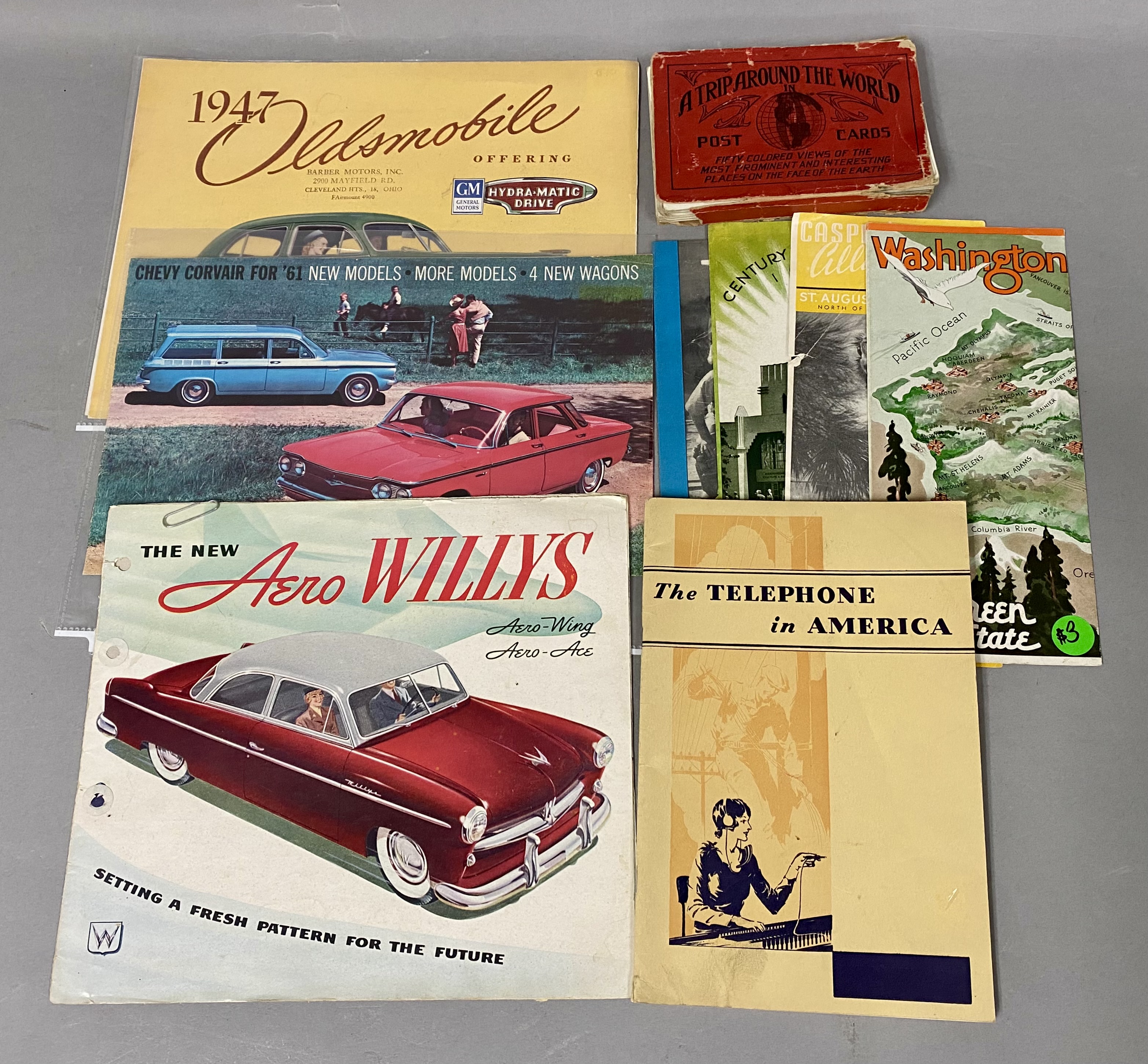 Vintage Automotive & Travel Paper Ephemera
