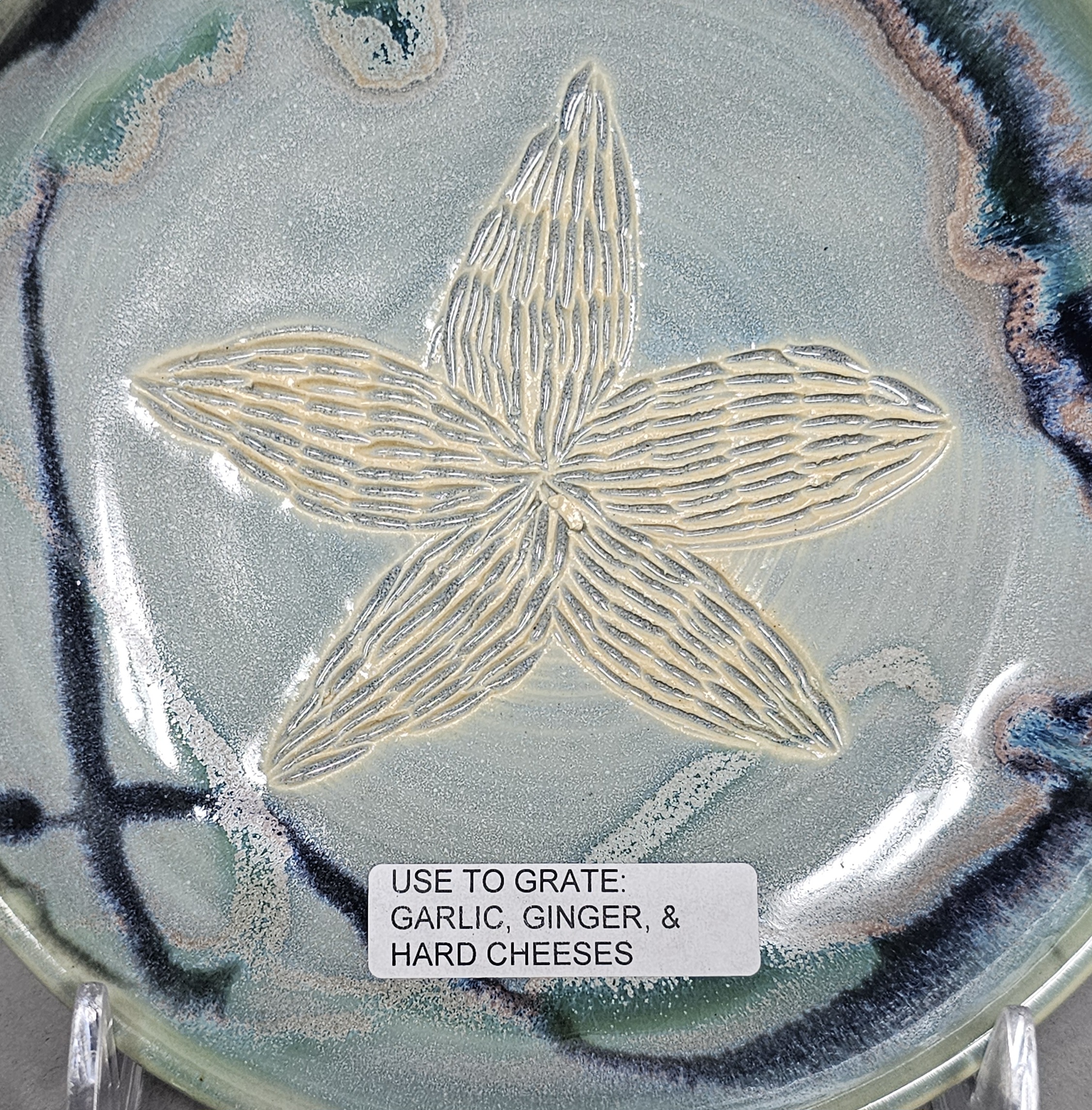 Alyssa Clayeclectics Ceramic Starfish & Pineapple Graters