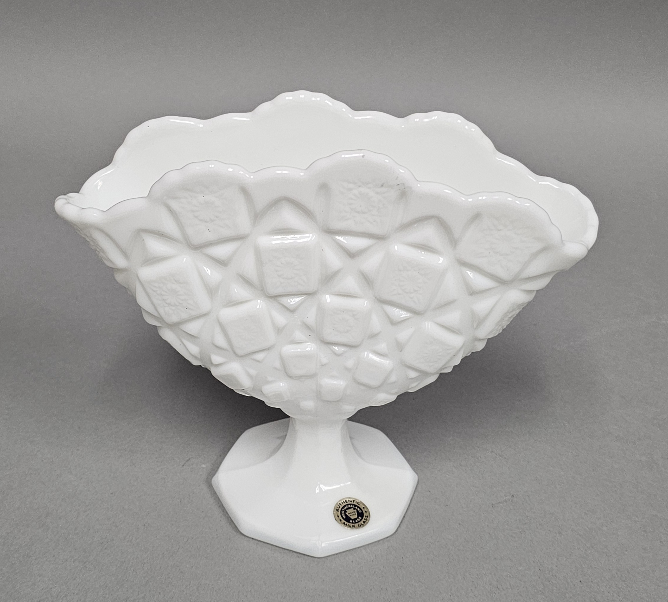 Westmoreland Milk Glass Fan Vase