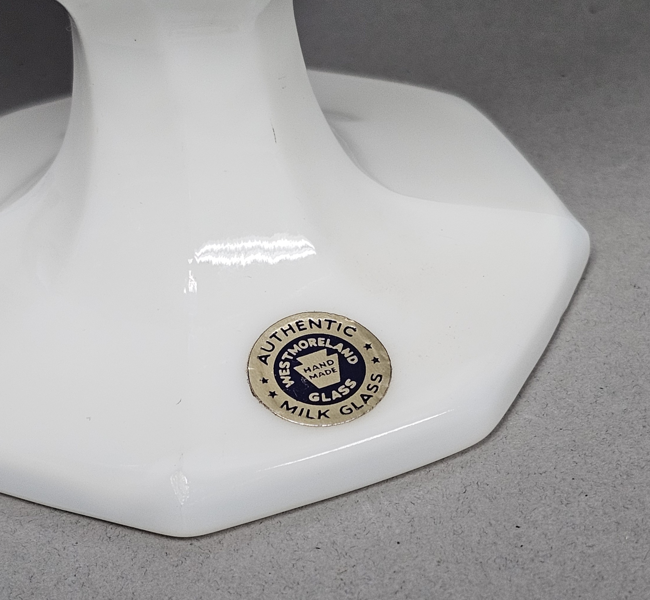Westmoreland Milk Glass Fan Vase