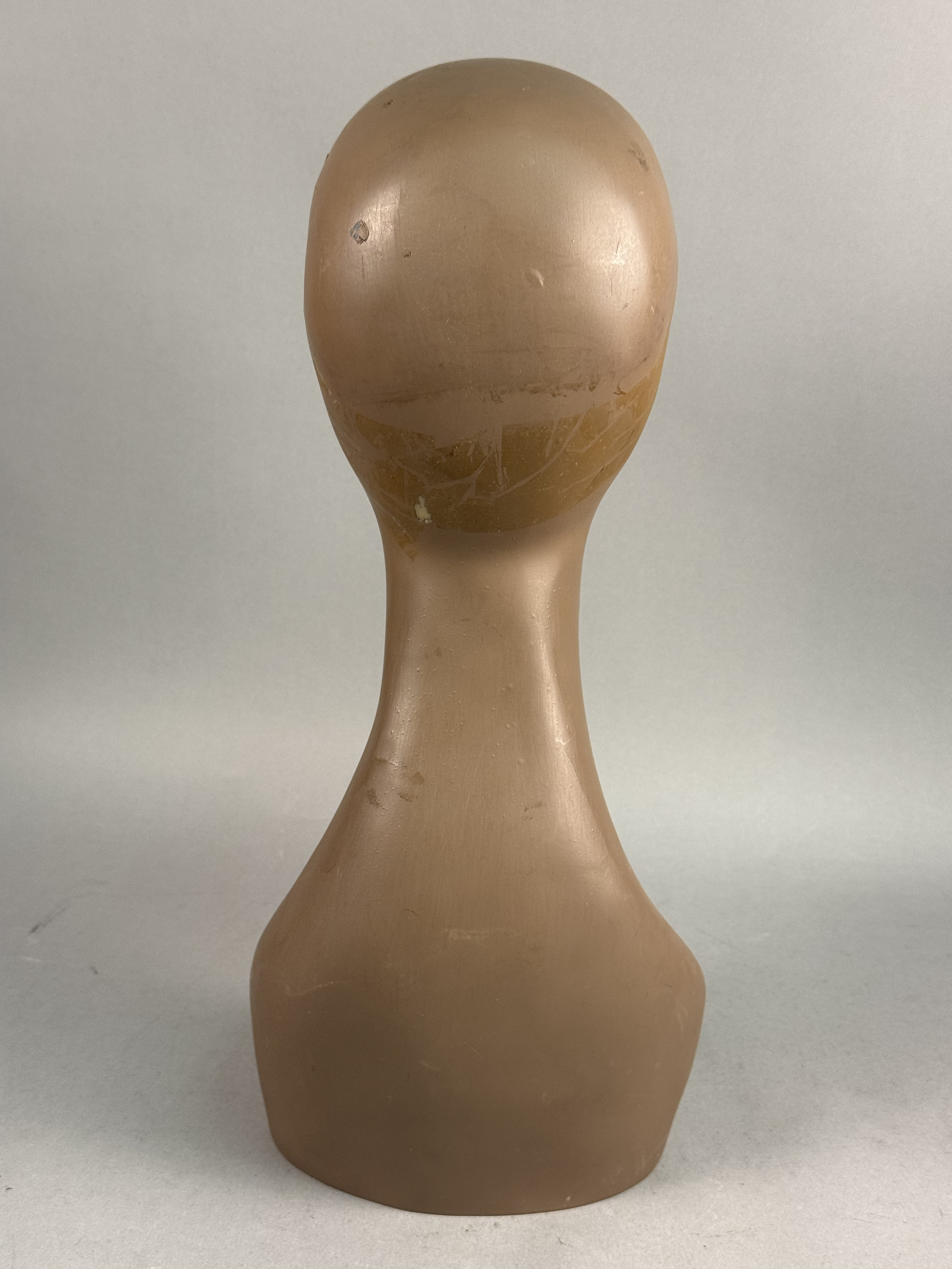 Painted Composition Elongated Mannequin Head