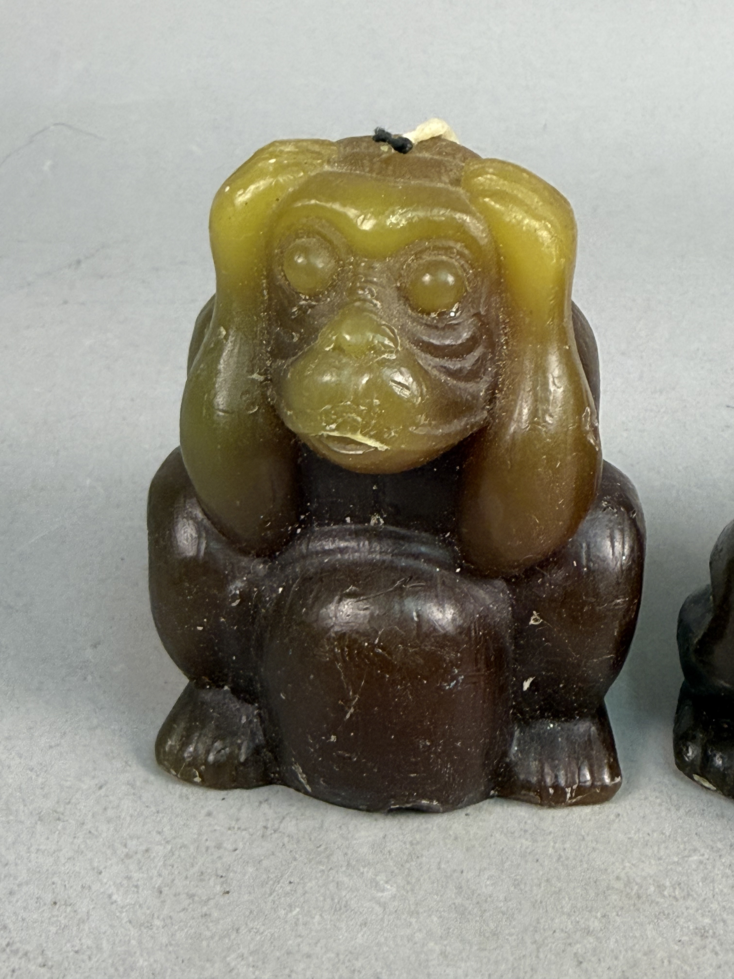Japanese Wax Wise Monkey Novelty Candles