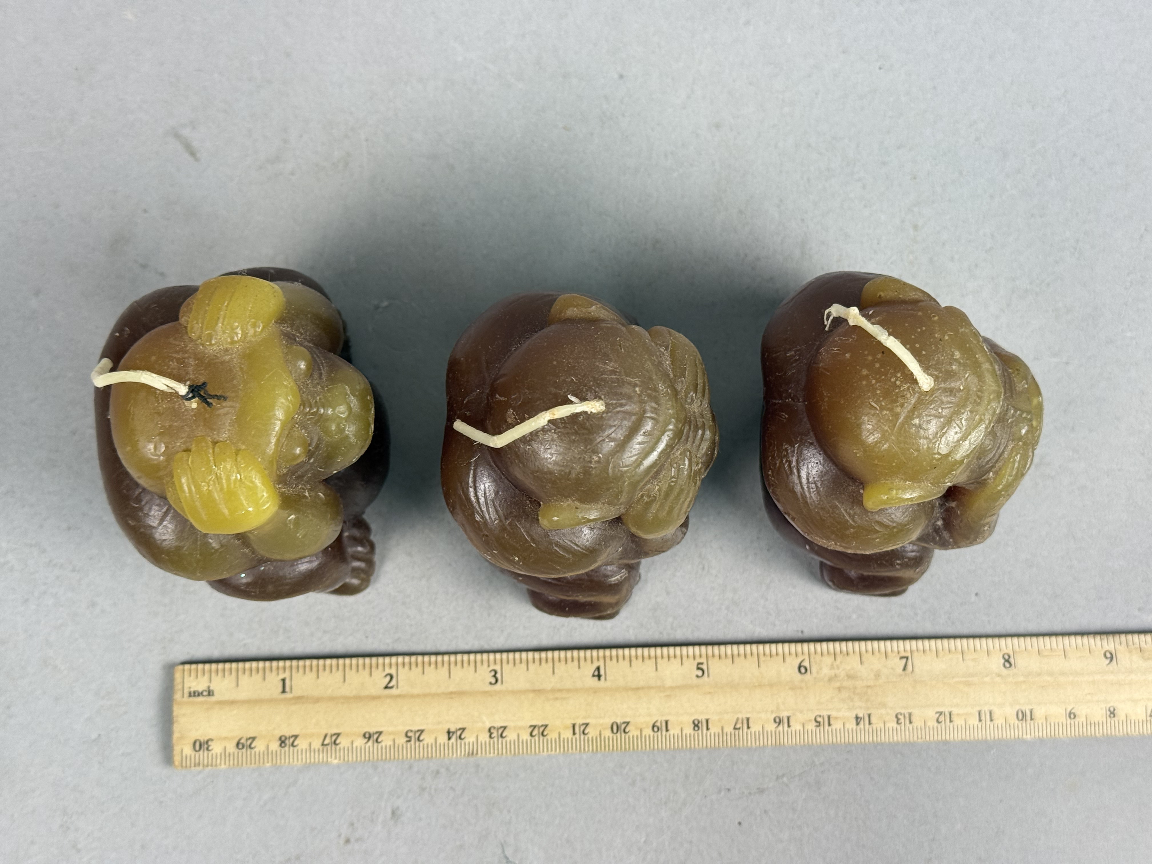 Japanese Wax Wise Monkey Novelty Candles