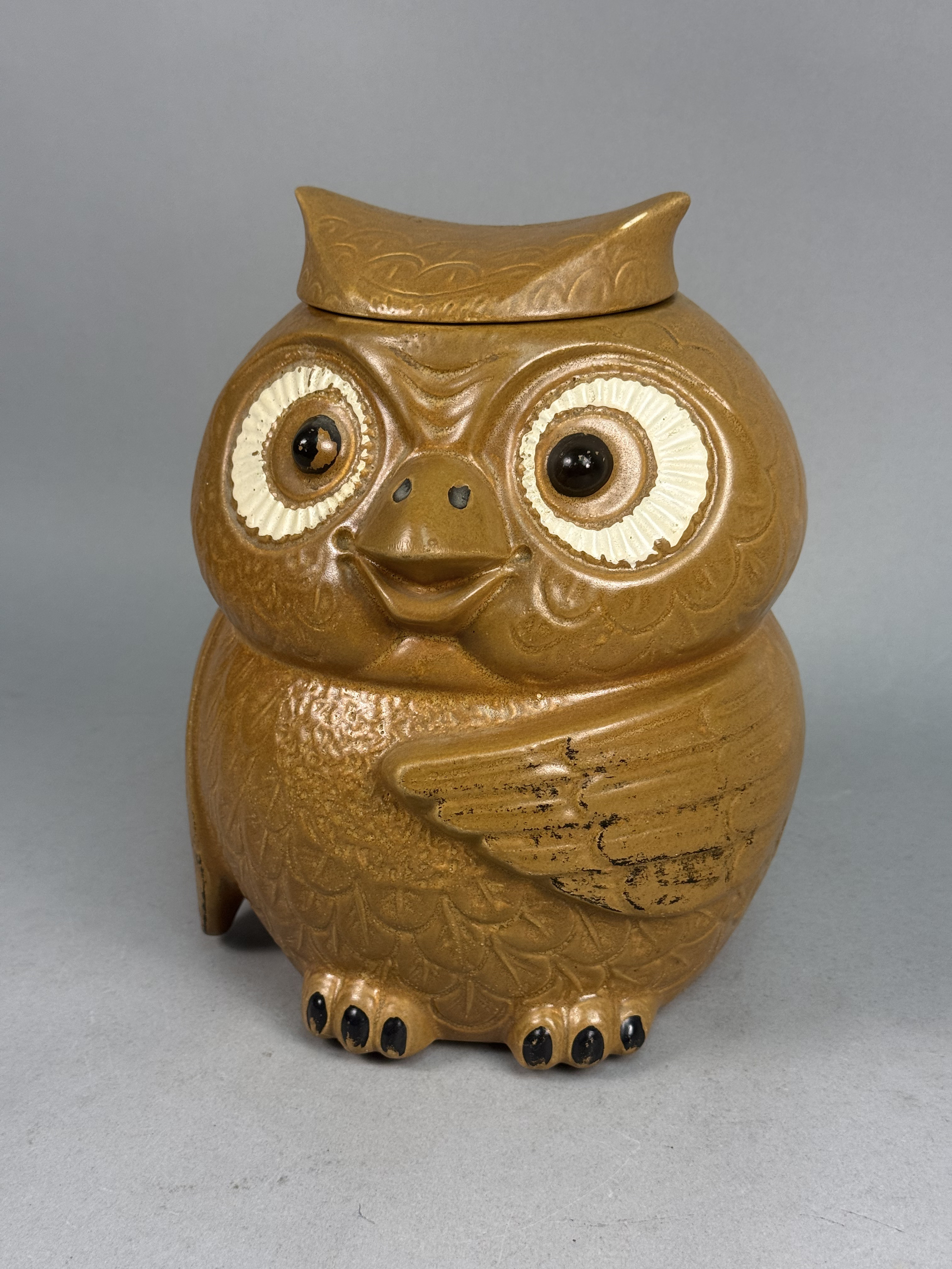 McCoy Earthenware Brown Owl Cookie Jar