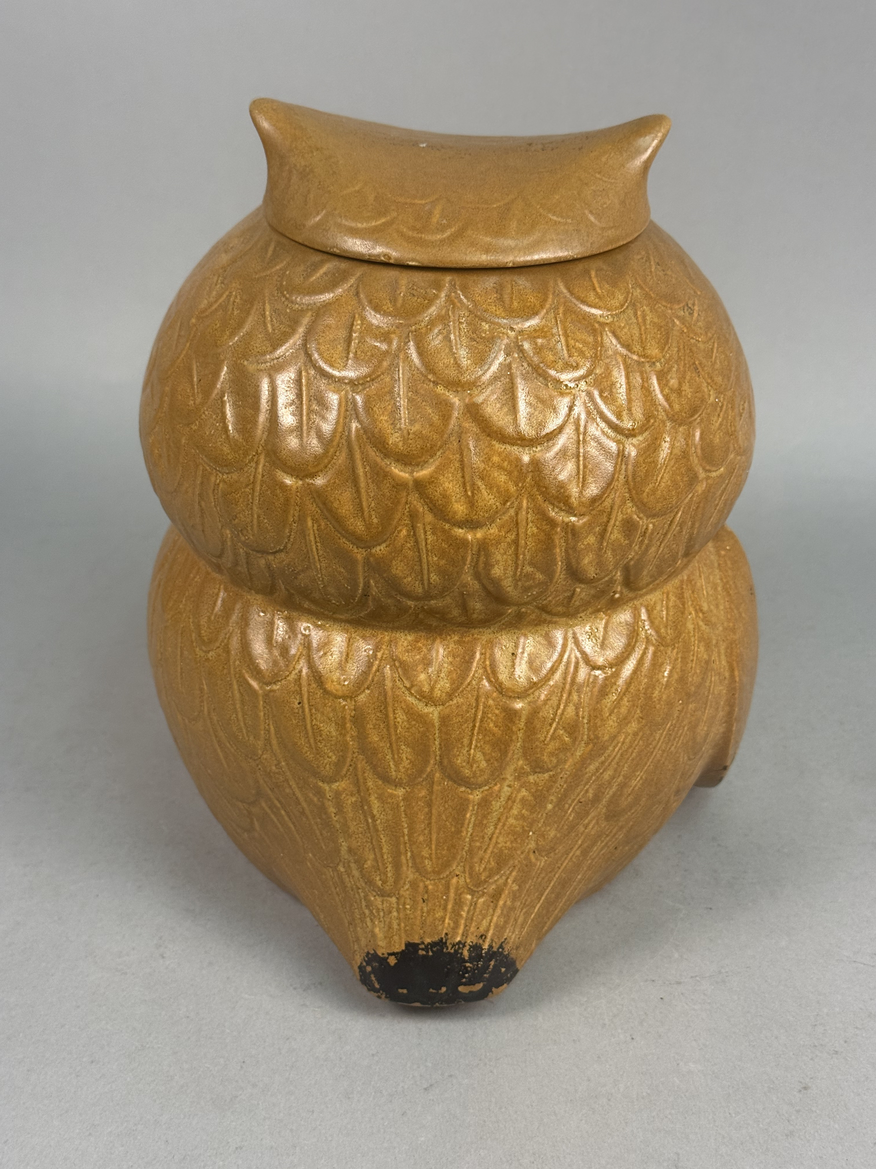 McCoy Earthenware Brown Owl Cookie Jar