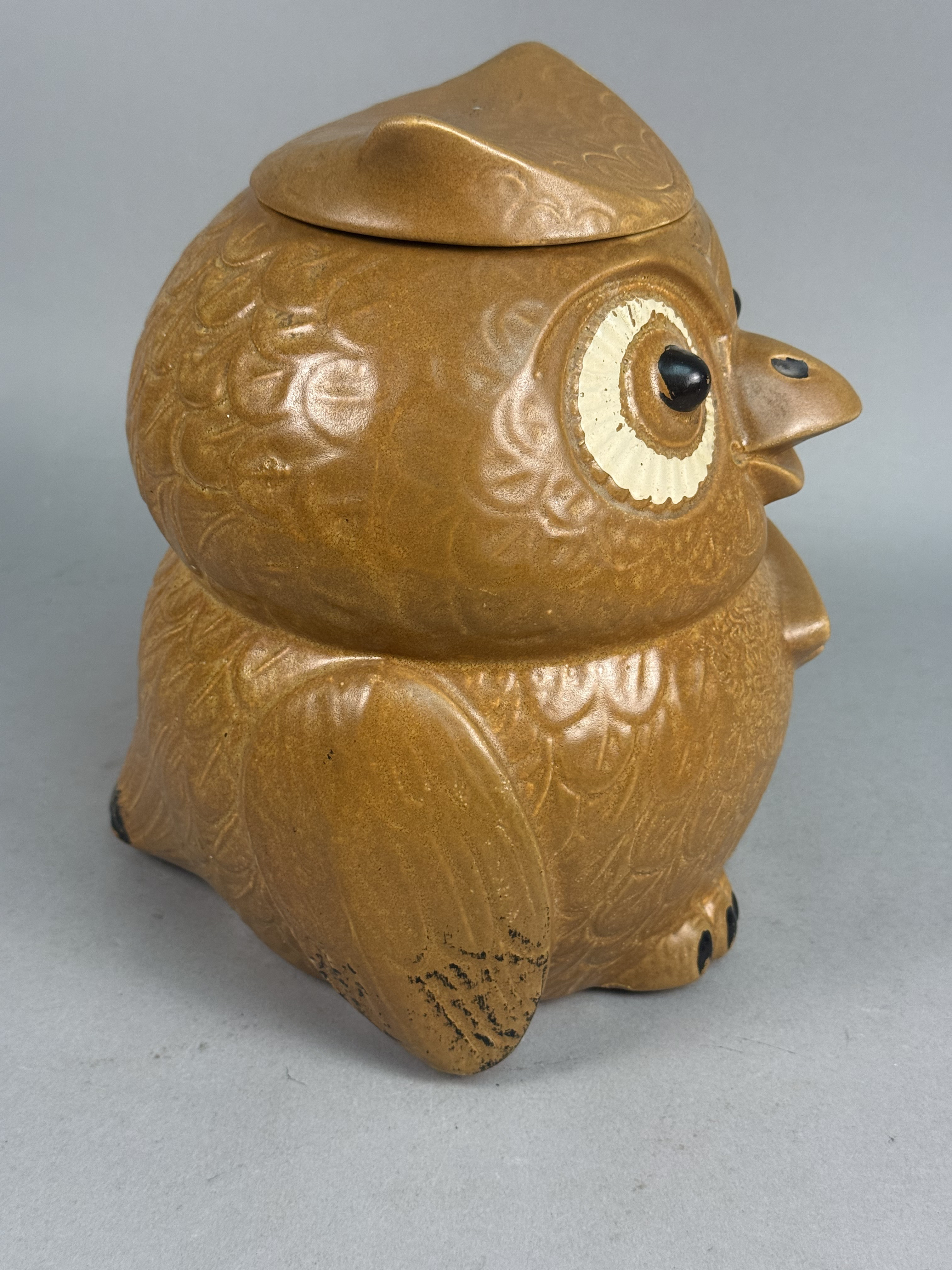 McCoy Earthenware Brown Owl Cookie Jar