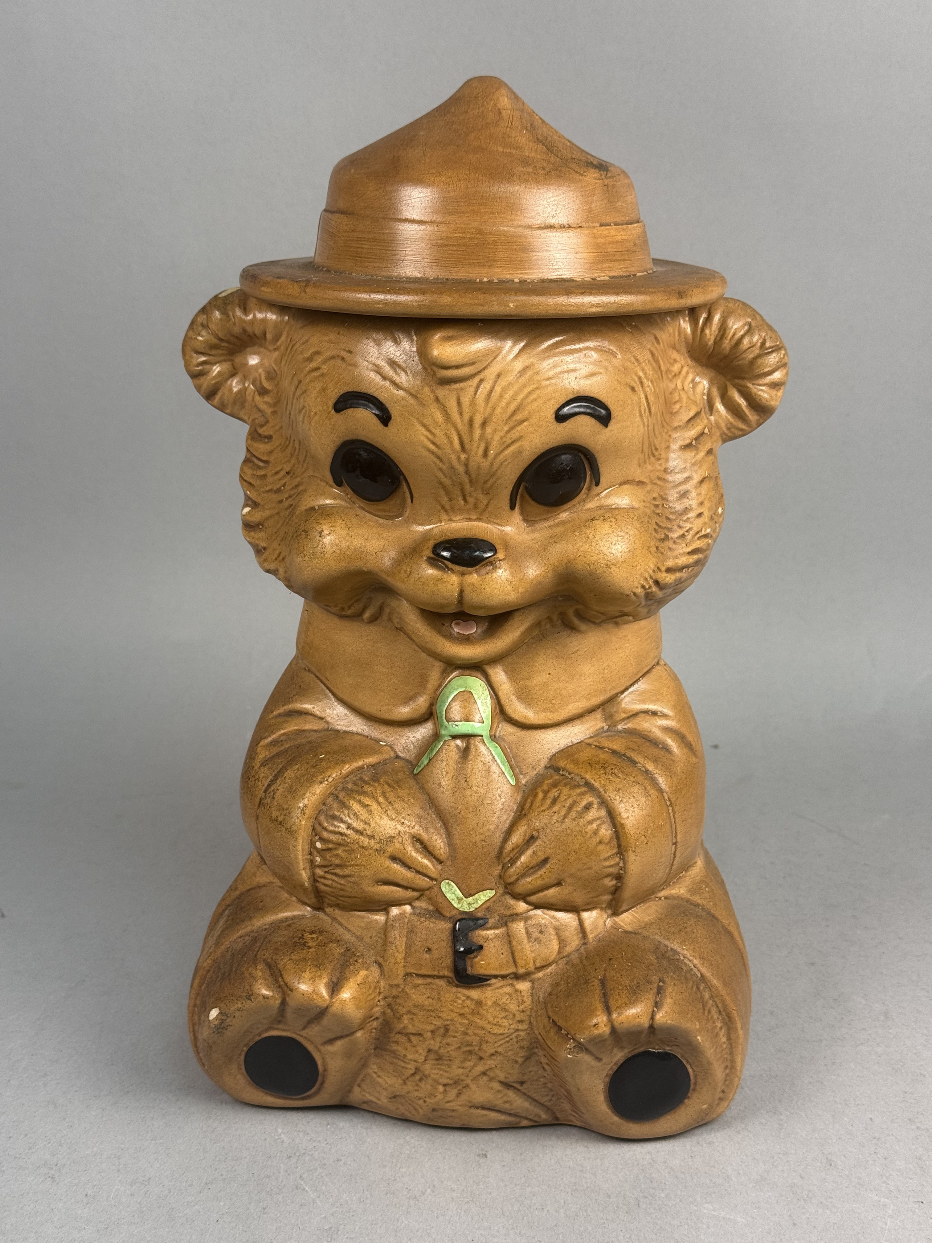 Twin Winton Ceramic Ranger Bear Cookie Jar