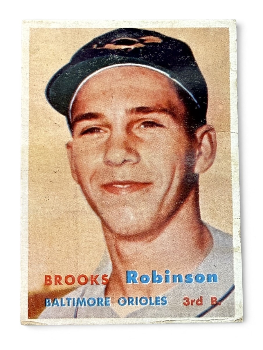 1957 Topps Brooks Robinson Rookie Baseball Card
