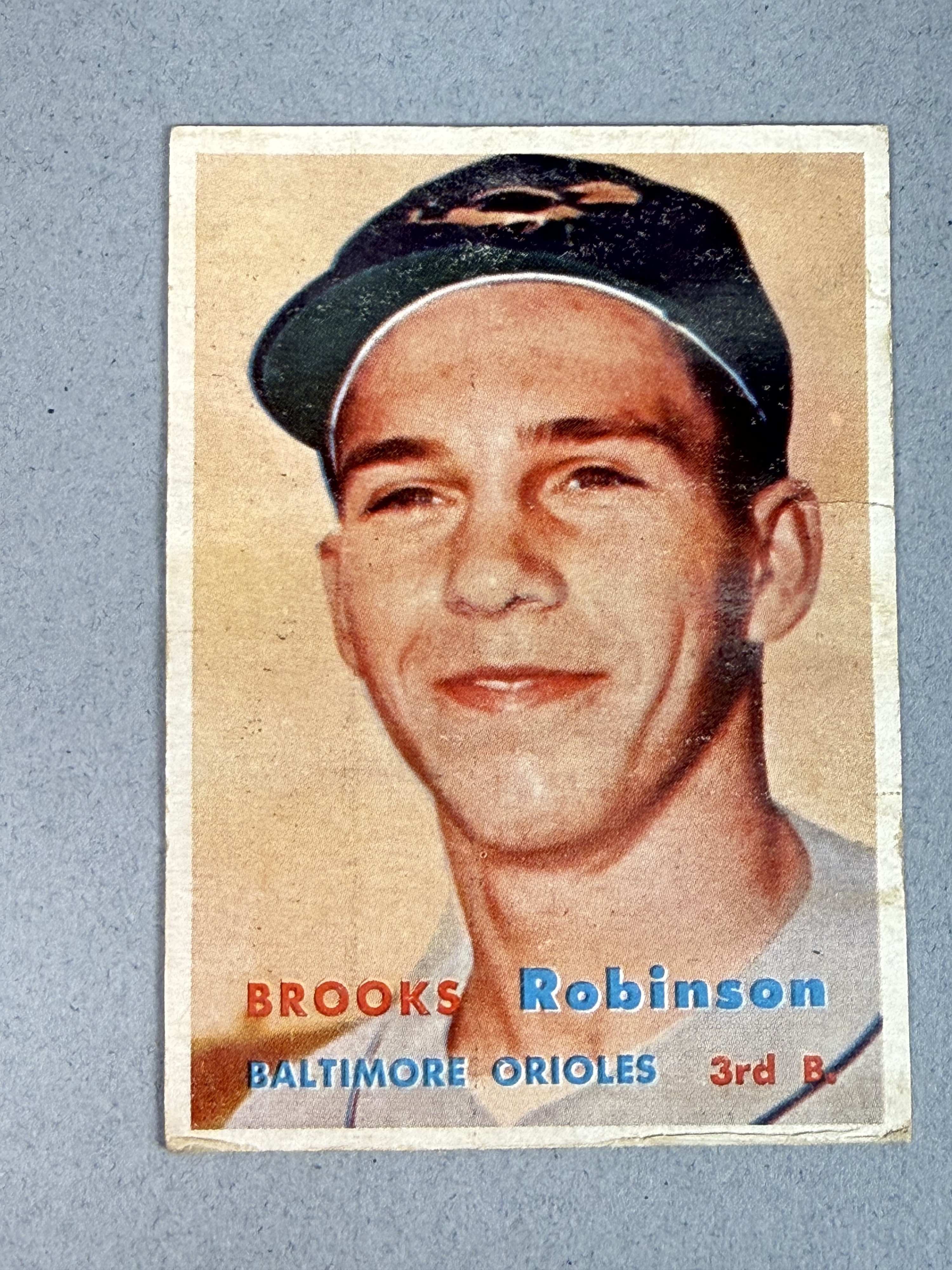 1957 Topps Brooks Robinson Rookie Baseball Card