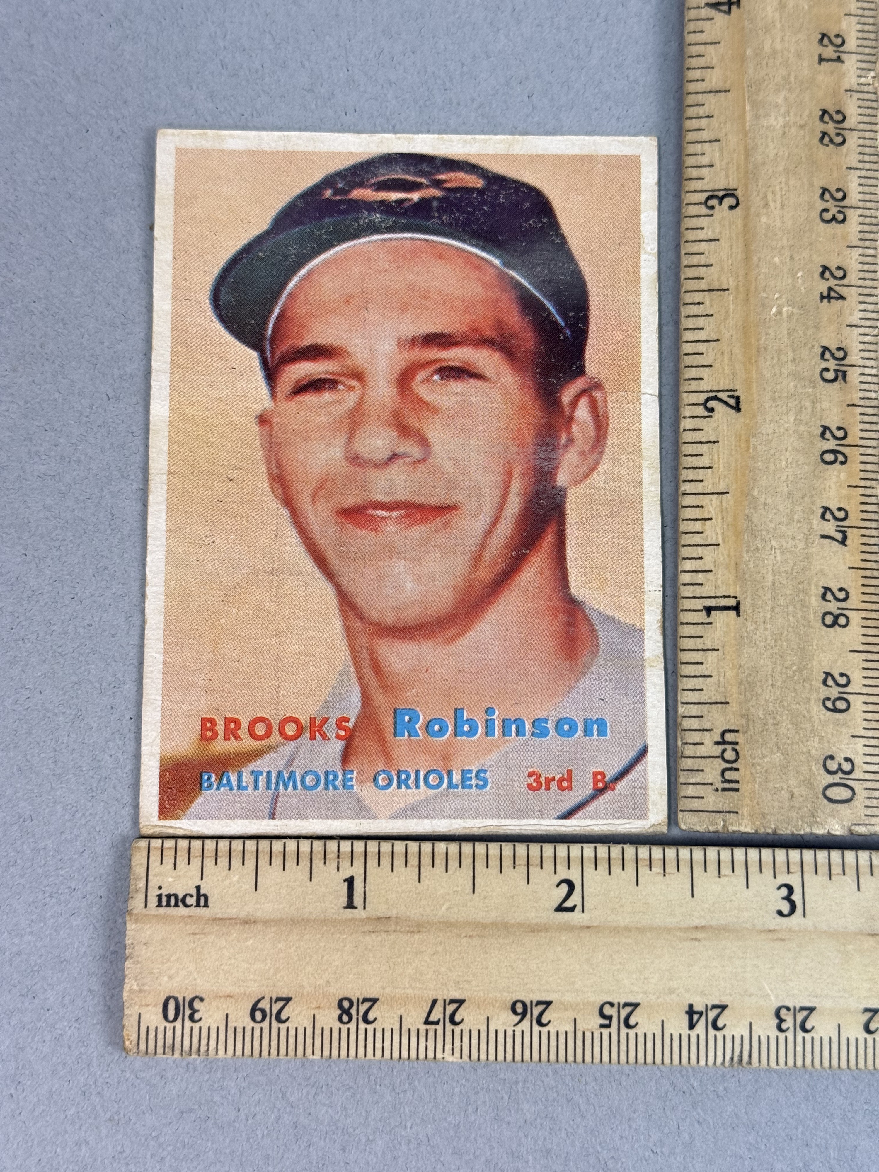 1957 Topps Brooks Robinson Rookie Baseball Card