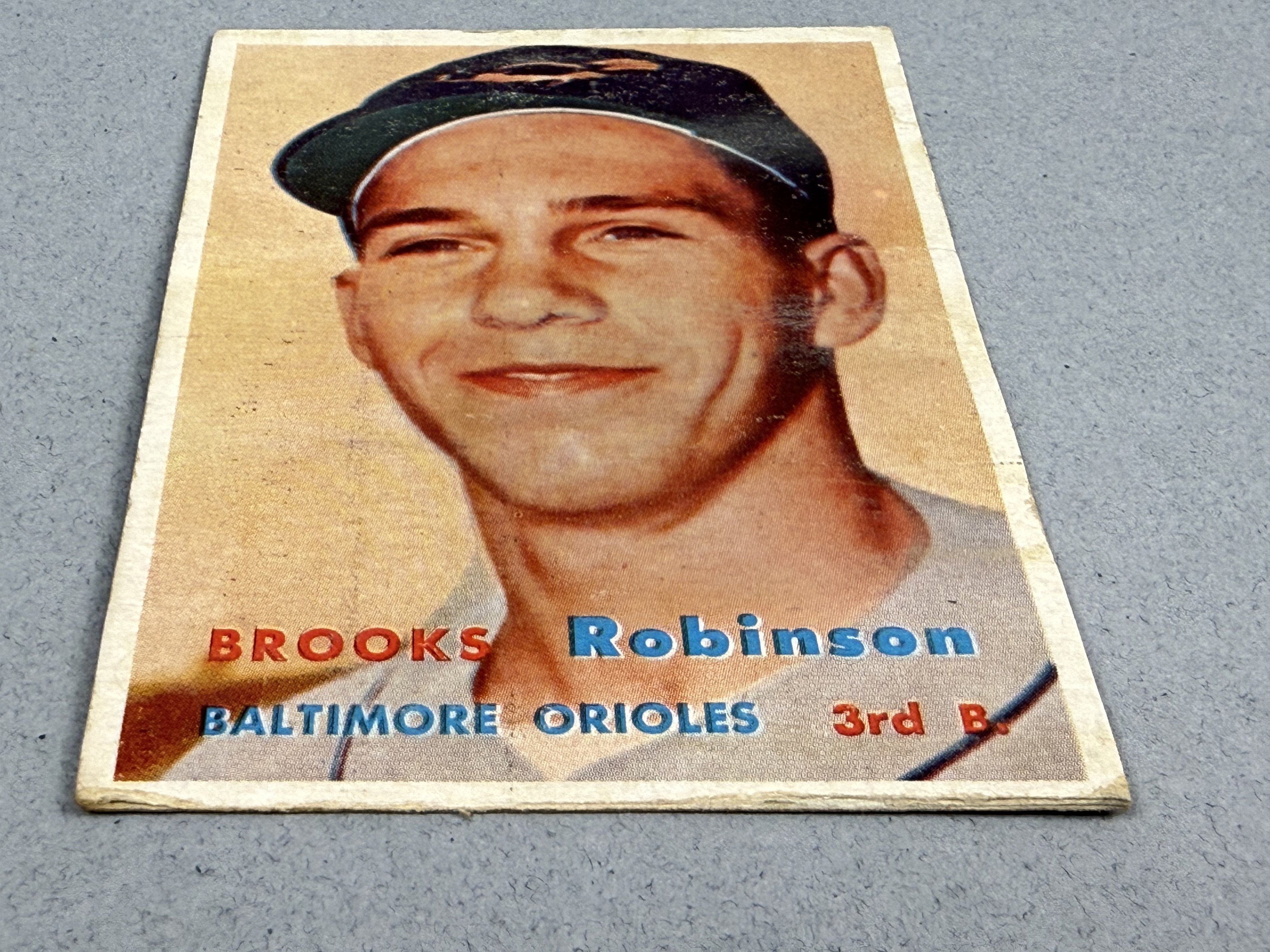 1957 Topps Brooks Robinson Rookie Baseball Card