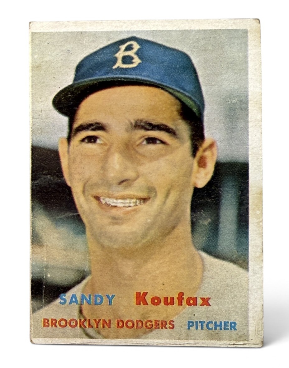 1957 Topps #302 Sandy Koufax Baseball Card