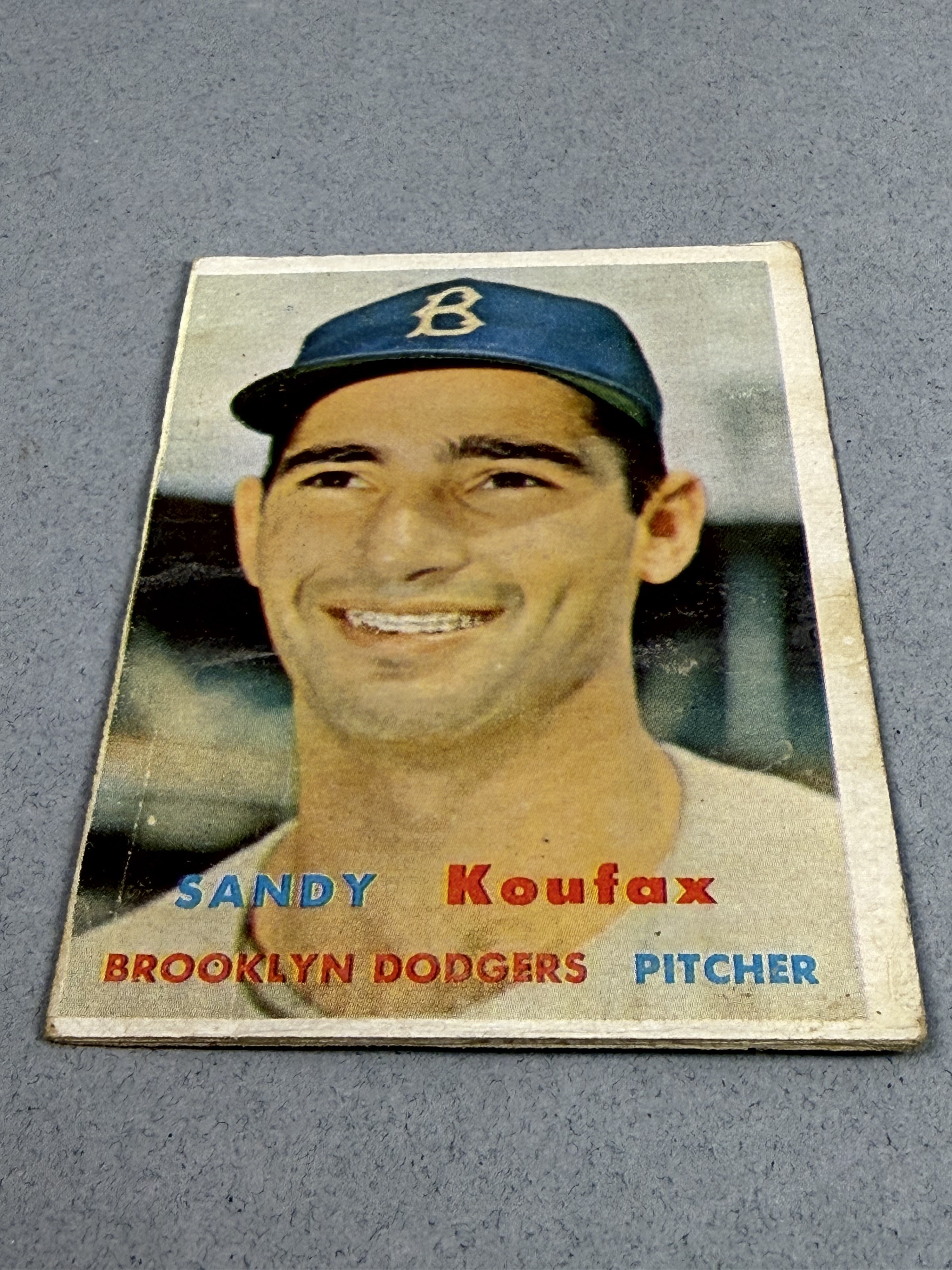 1957 Topps #302 Sandy Koufax Baseball Card