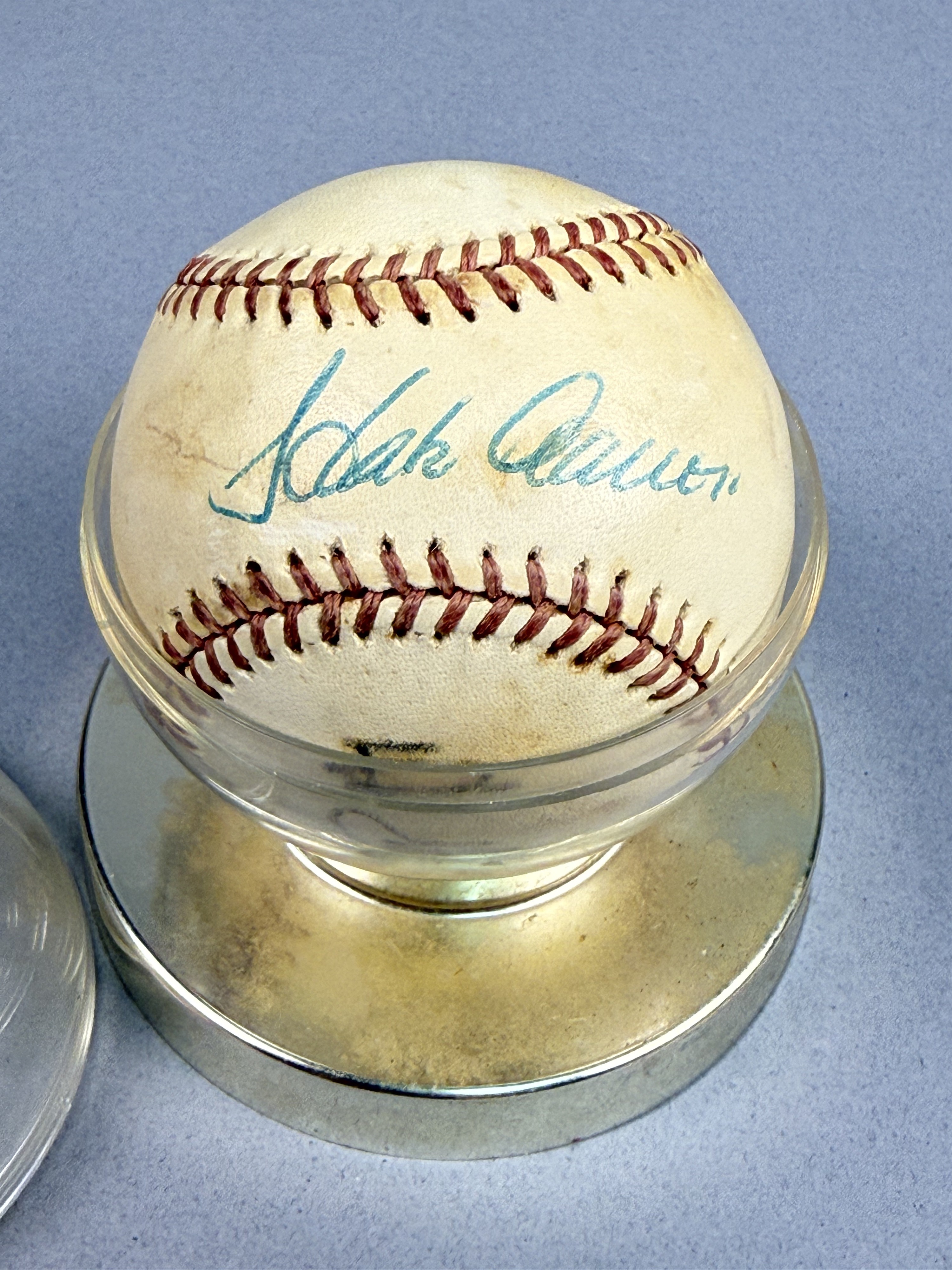 Hank Aaron Signed Official National League Baseball