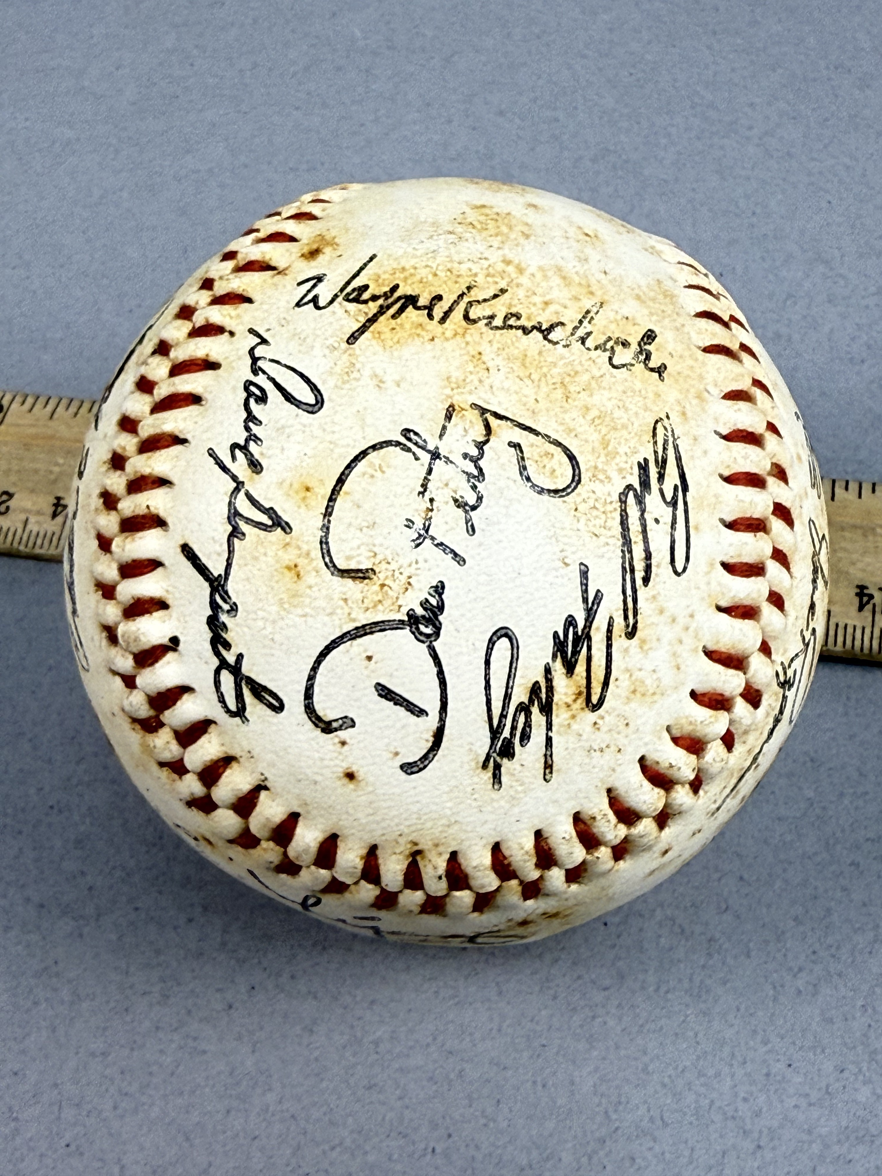 Detroit Tigers 1983 Multi-Signed Baseball
