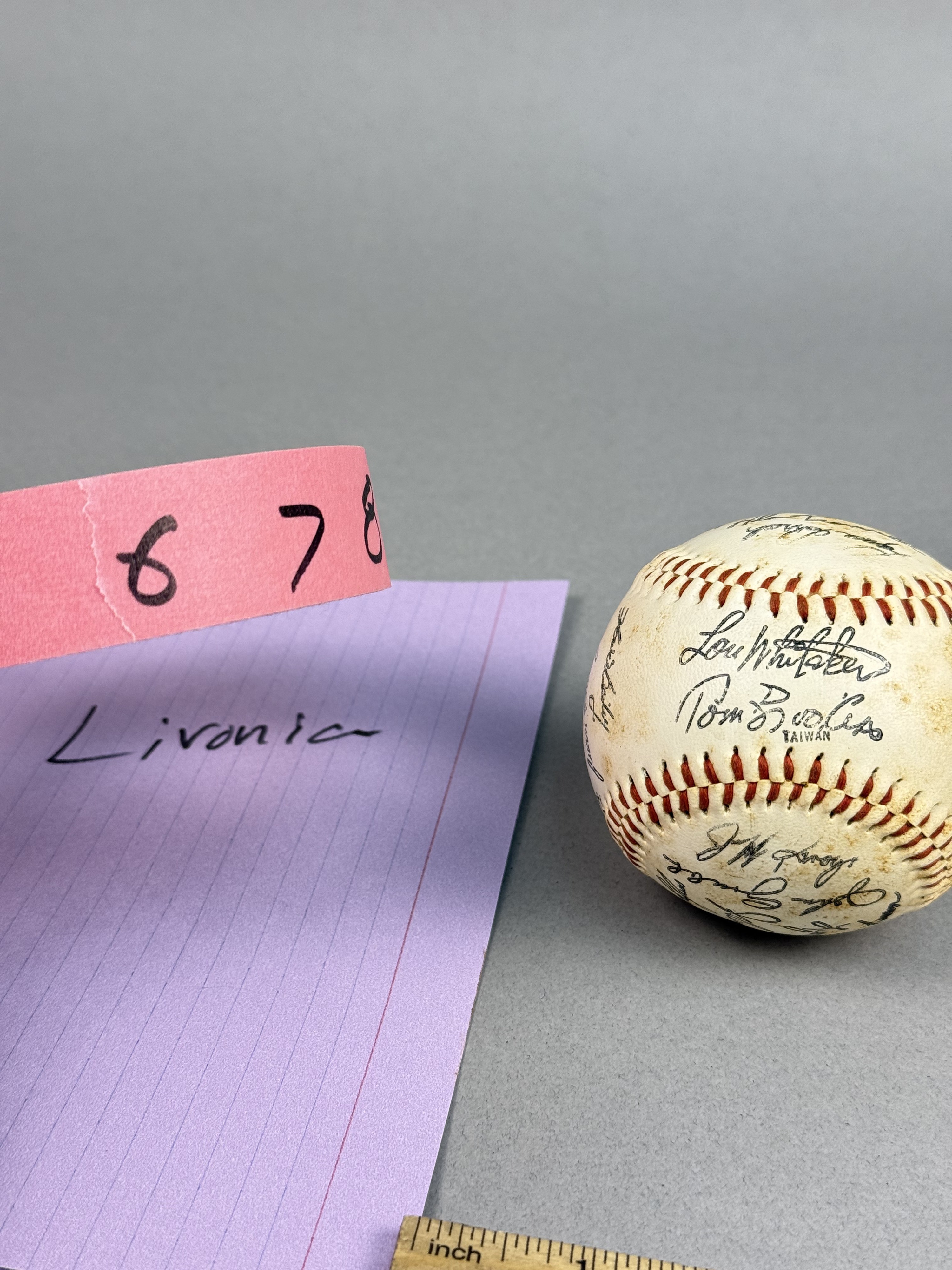 Detroit Tigers 1983 Multi-Signed Baseball