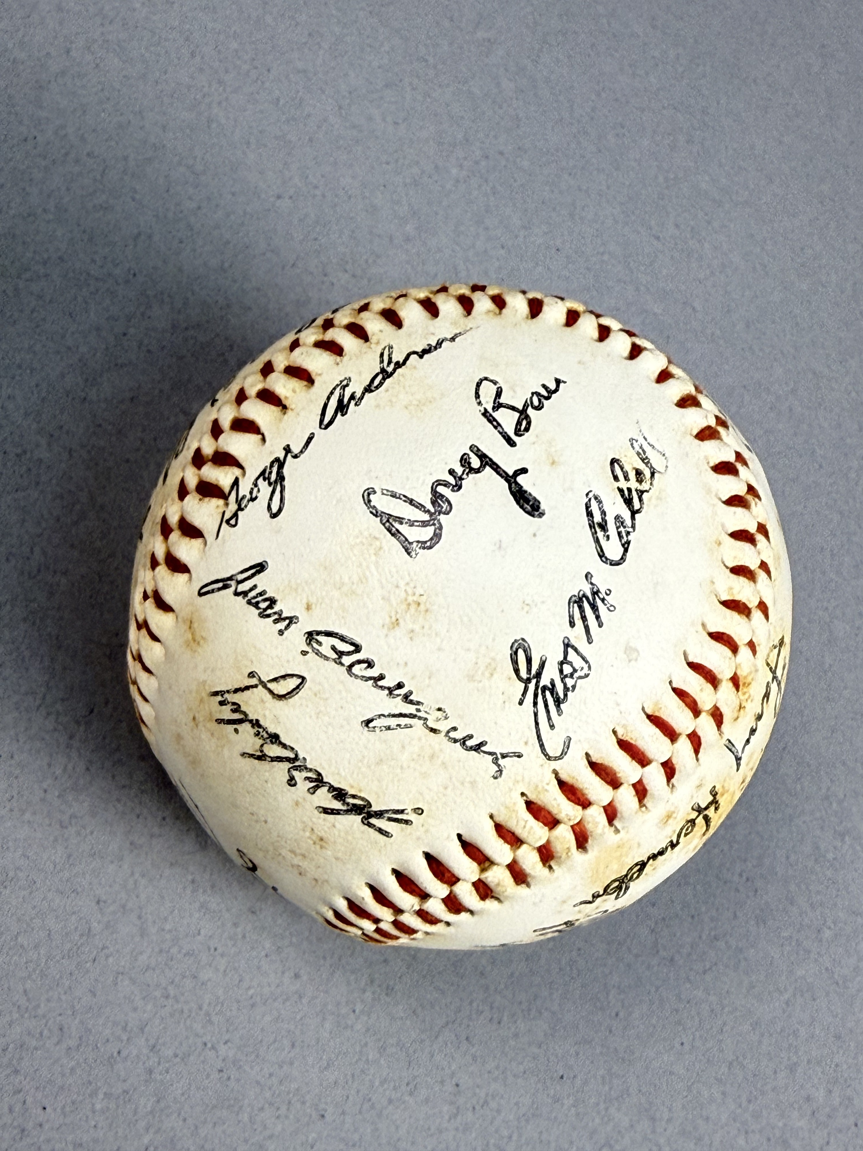Detroit Tigers 1983 Multi-Signed Baseball