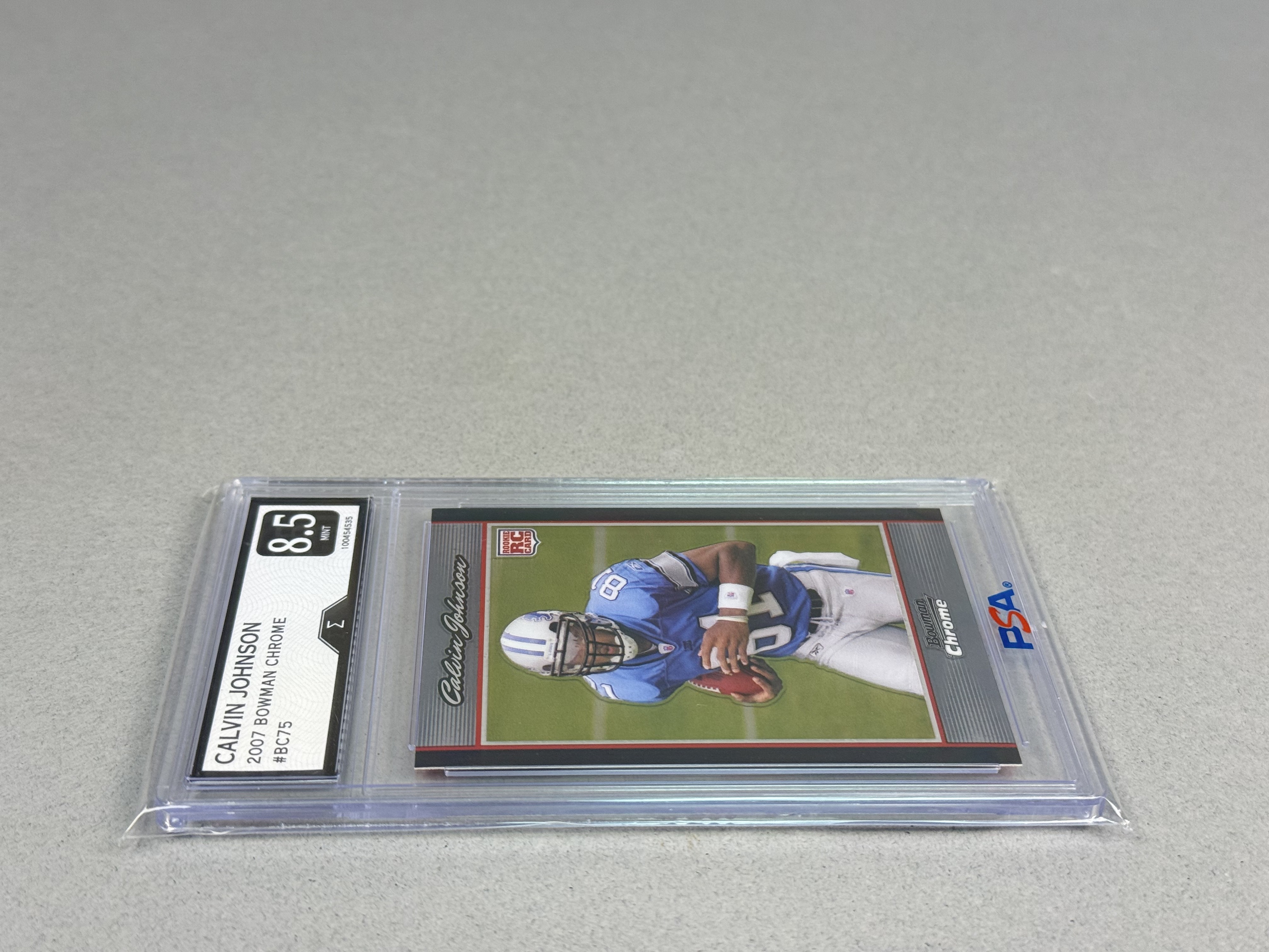 2007 Bowman Chrome Calvin Johnson Rookie Sigma 8.5