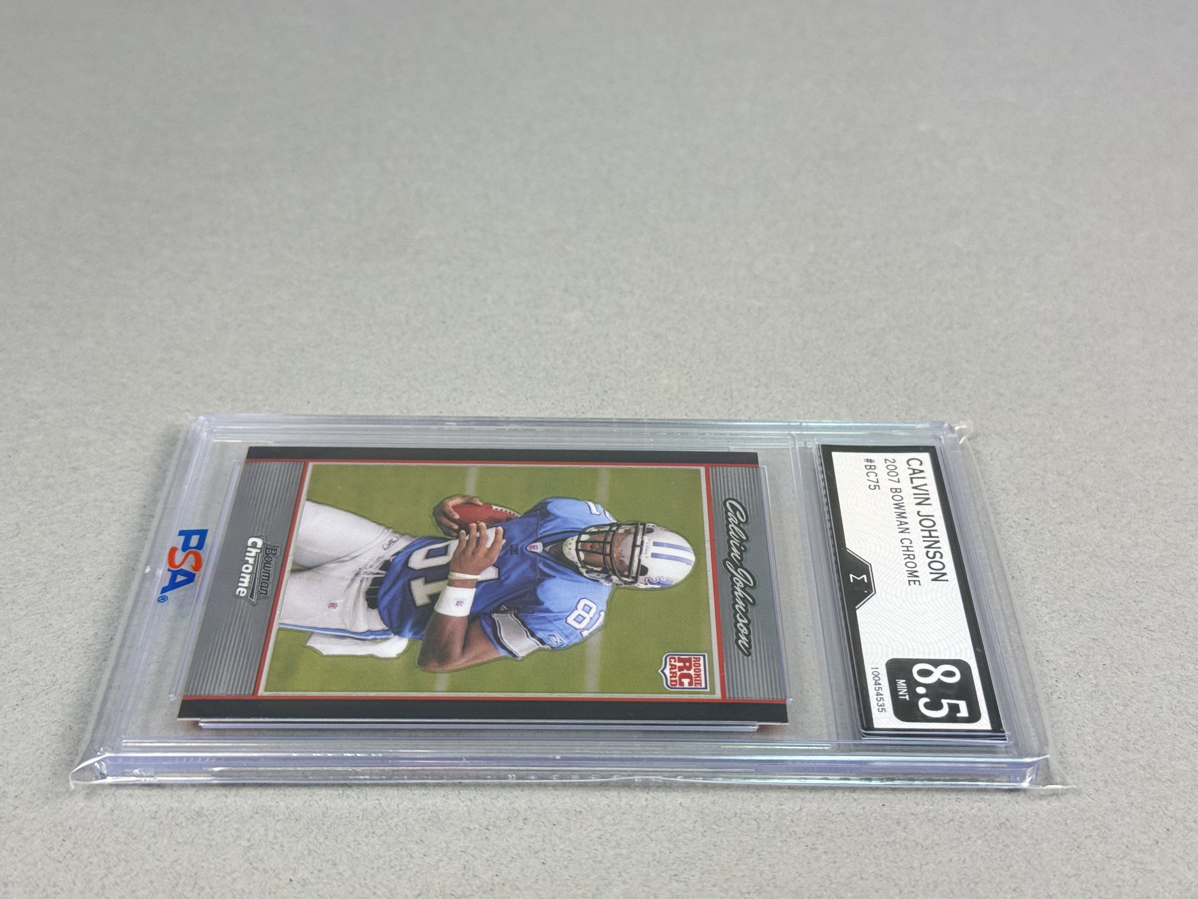 2007 Bowman Chrome Calvin Johnson Rookie Sigma 8.5