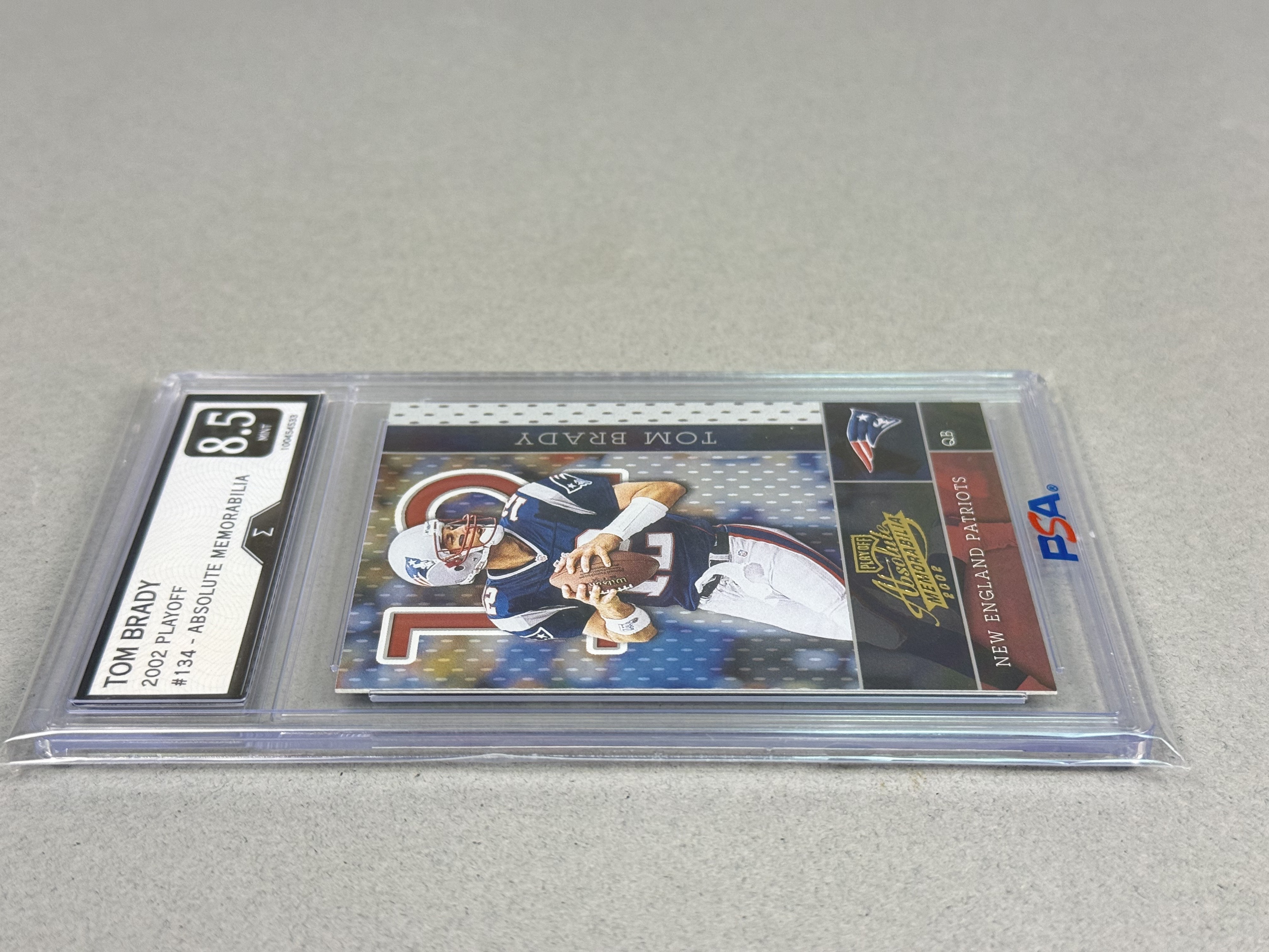 Playoff Absolute Memorabilia Graded Tom Brady Card