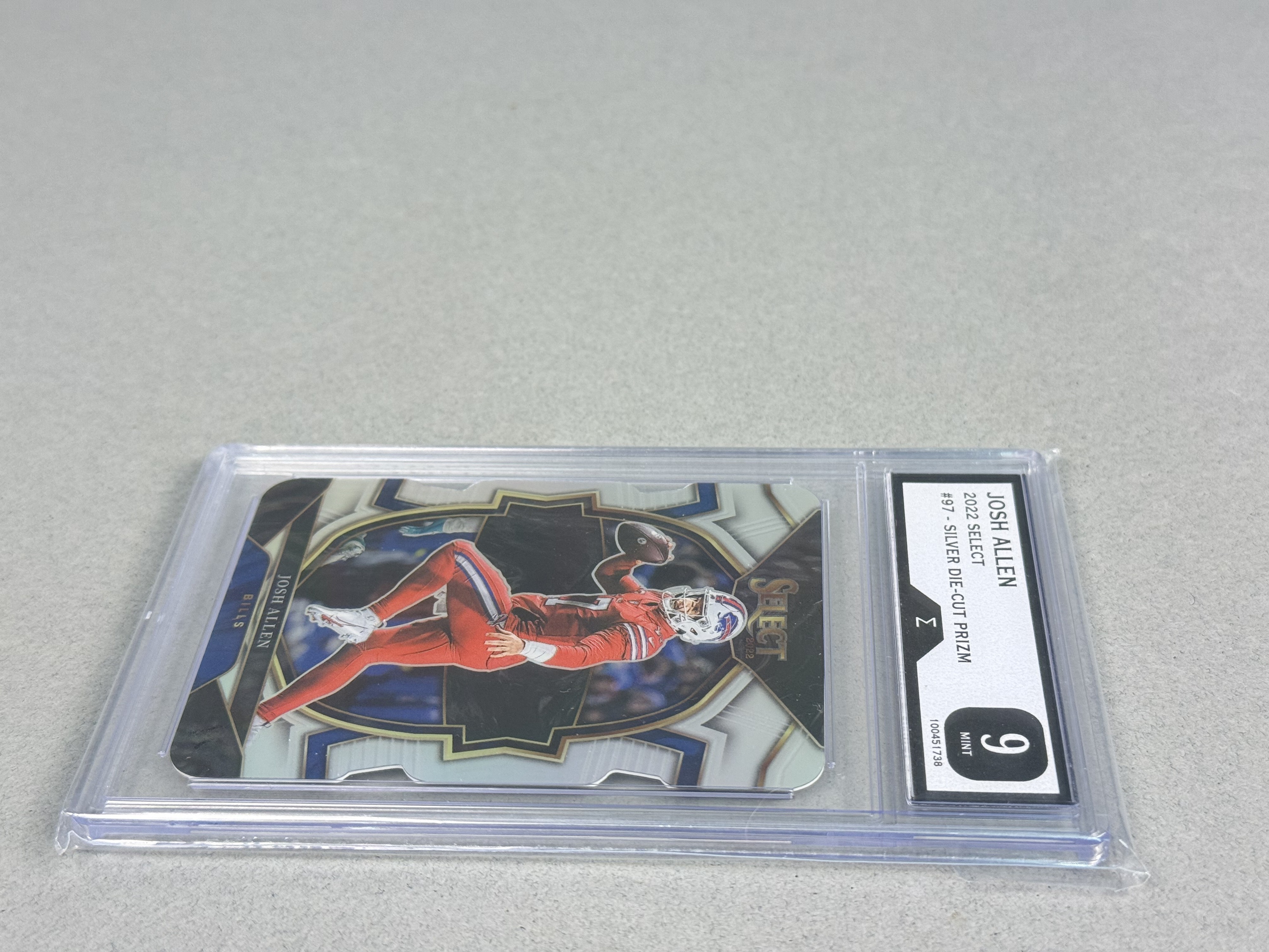 Panini Select Josh Allen Silver Die-Cut Card