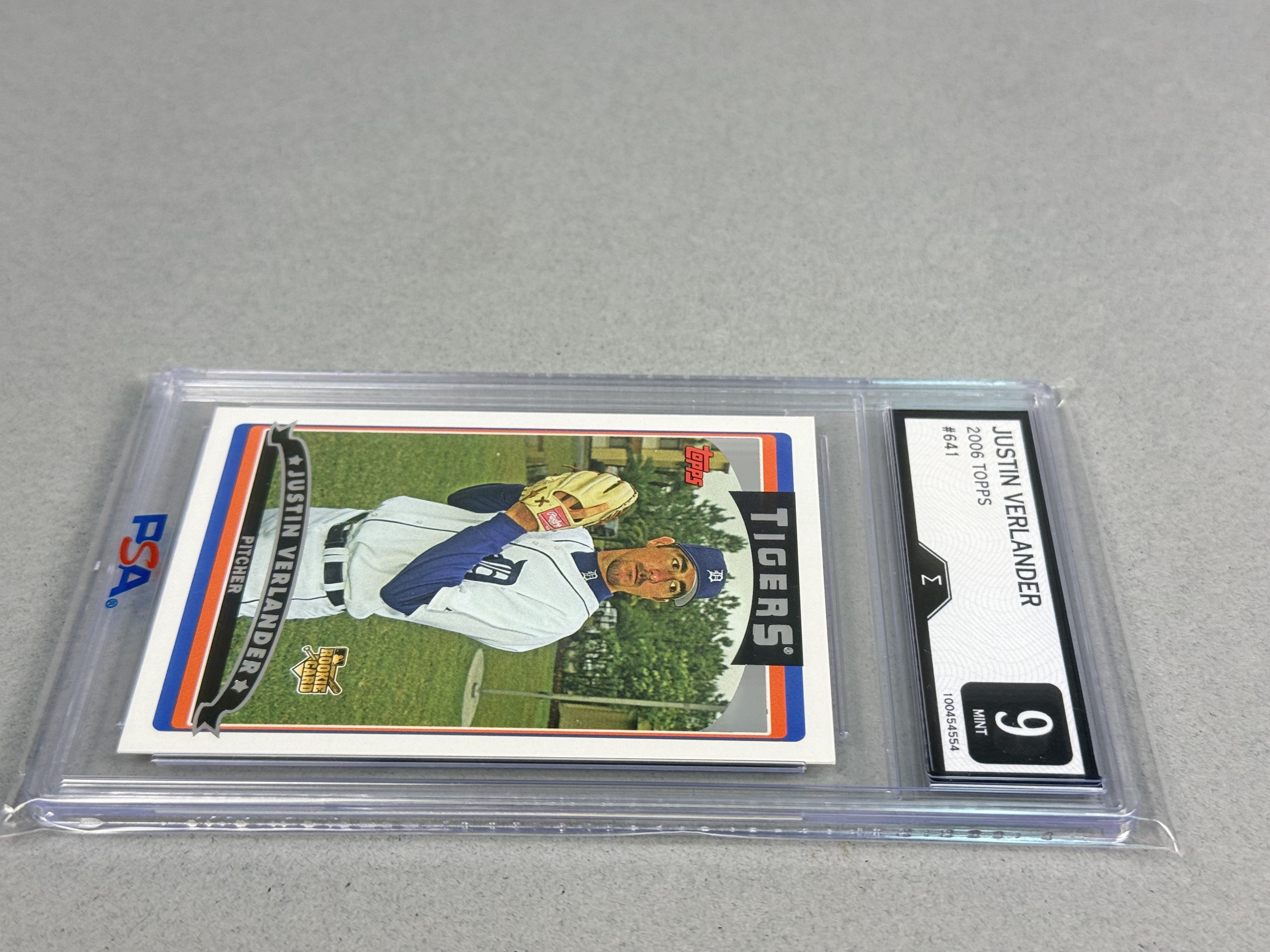 Topps Justin Verlander #641 Sigma 9 Card