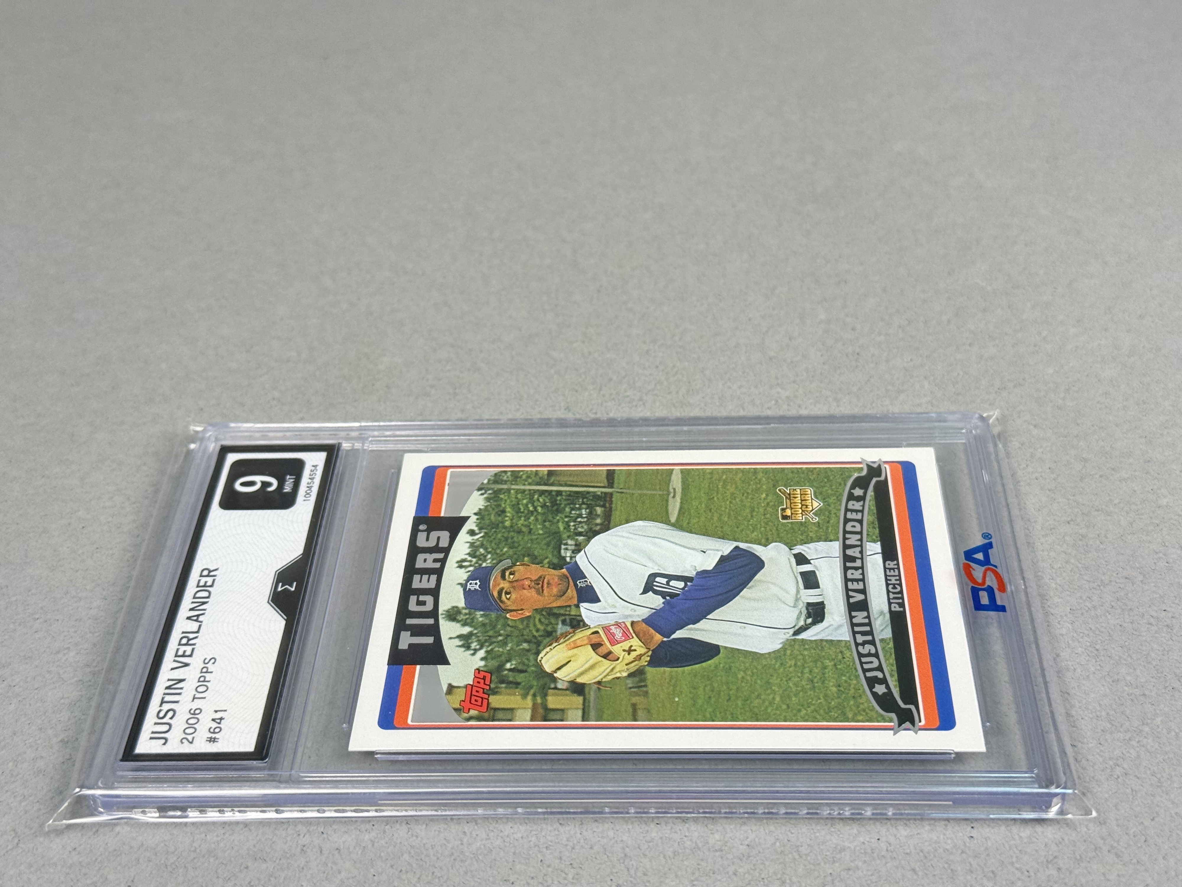 Topps Justin Verlander #641 Sigma 9 Card