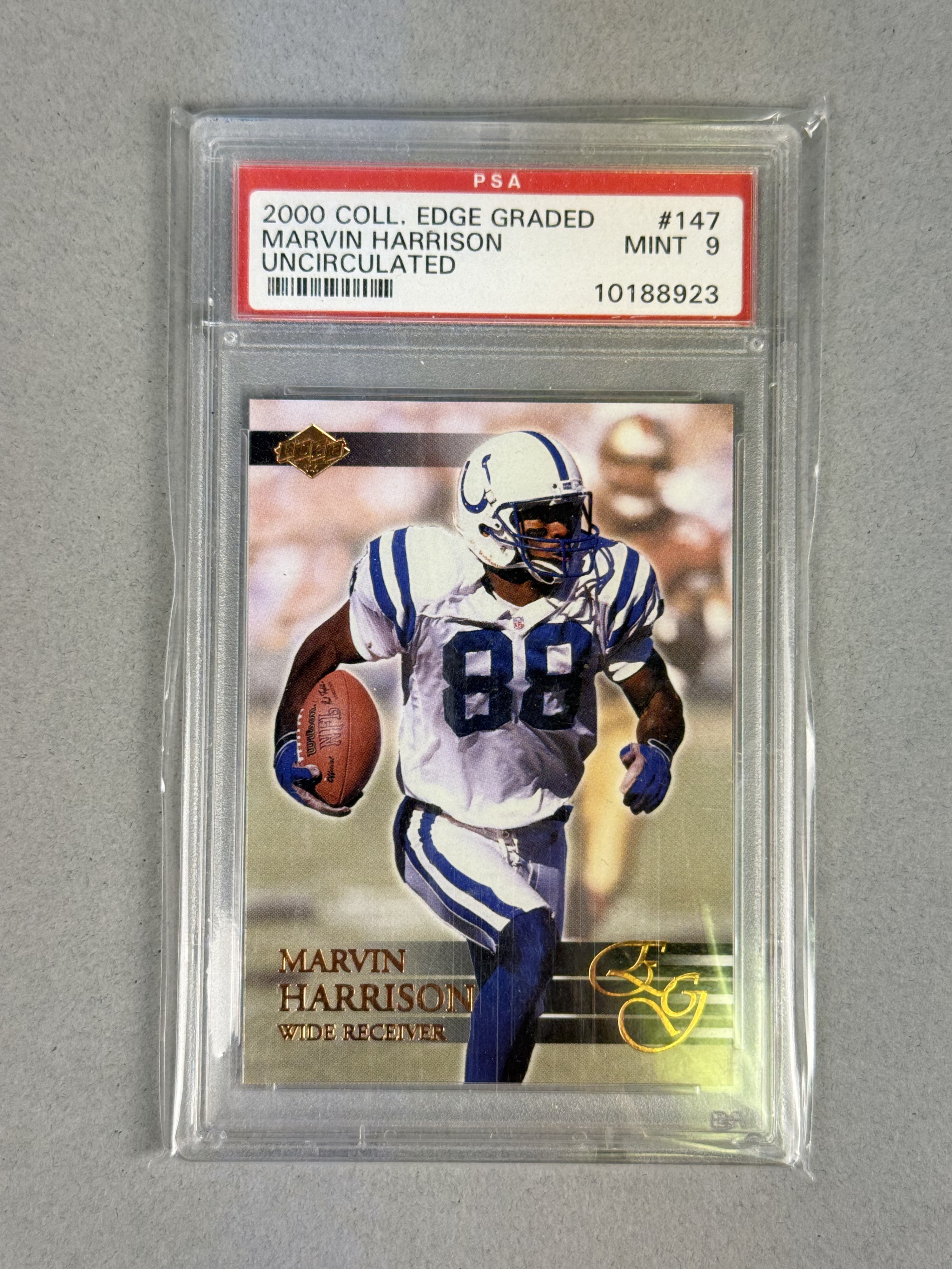 2000 Collector's Edge Marvin Harrison Card