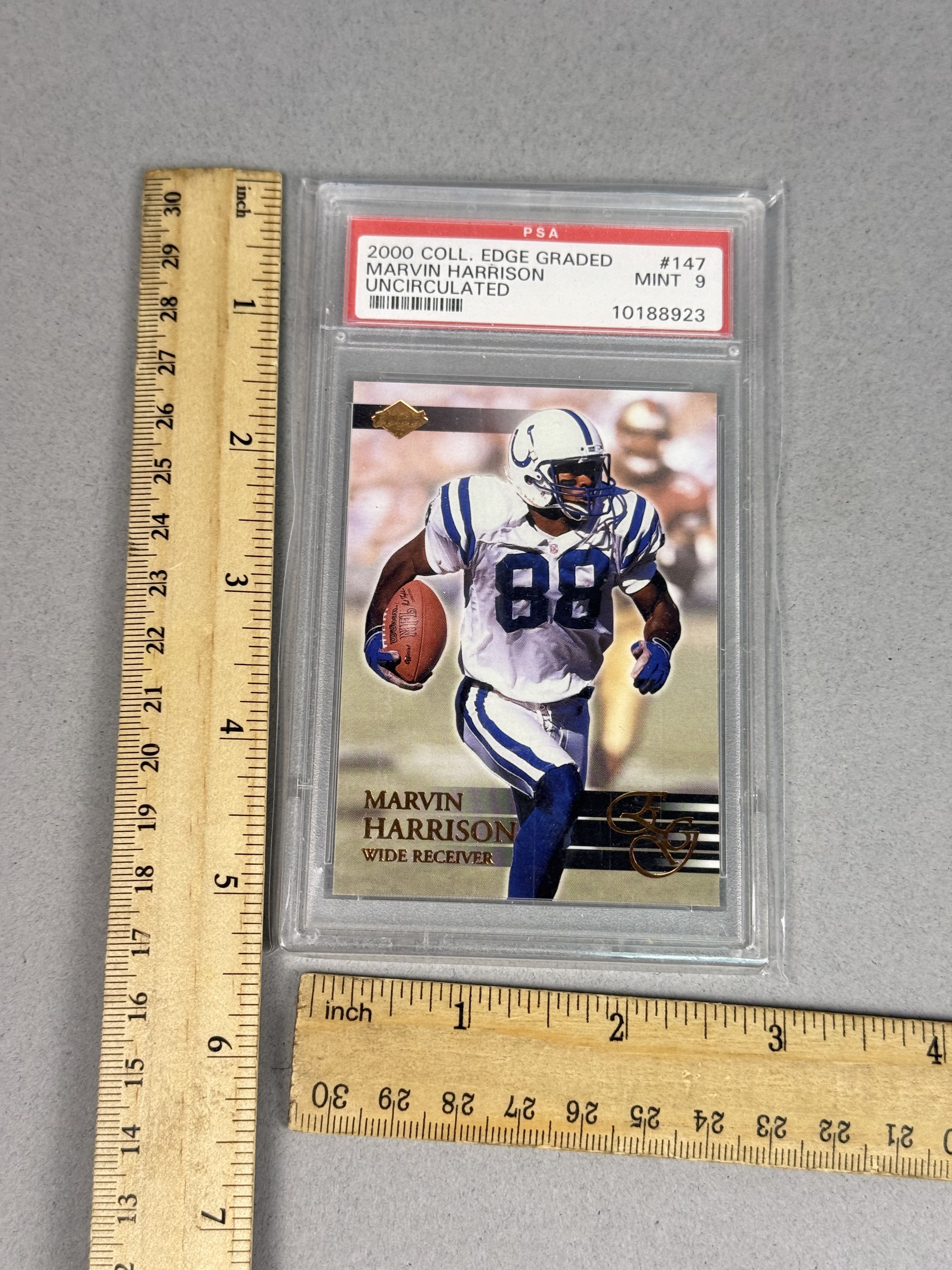 2000 Collector's Edge Marvin Harrison Card