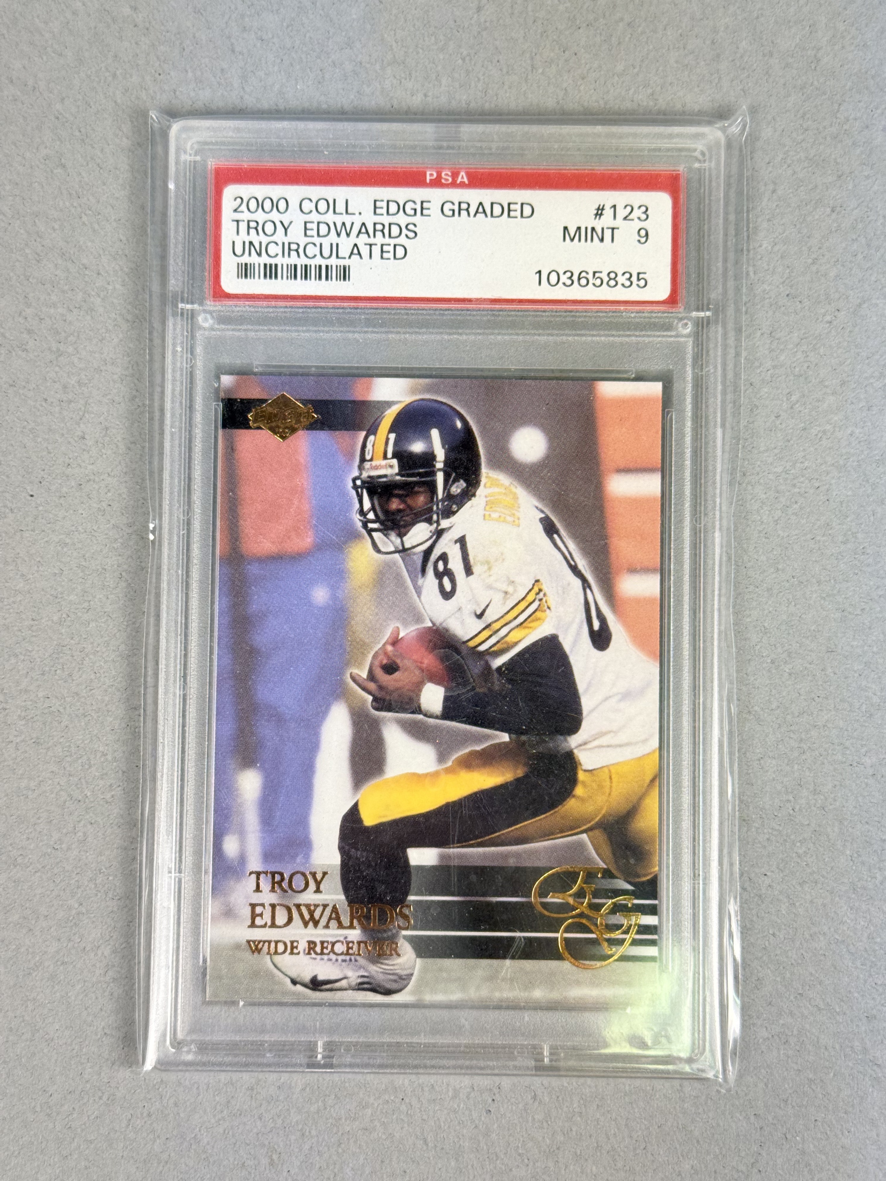 2000 Collector's Edge Troy Edwards PSA 9 Mint