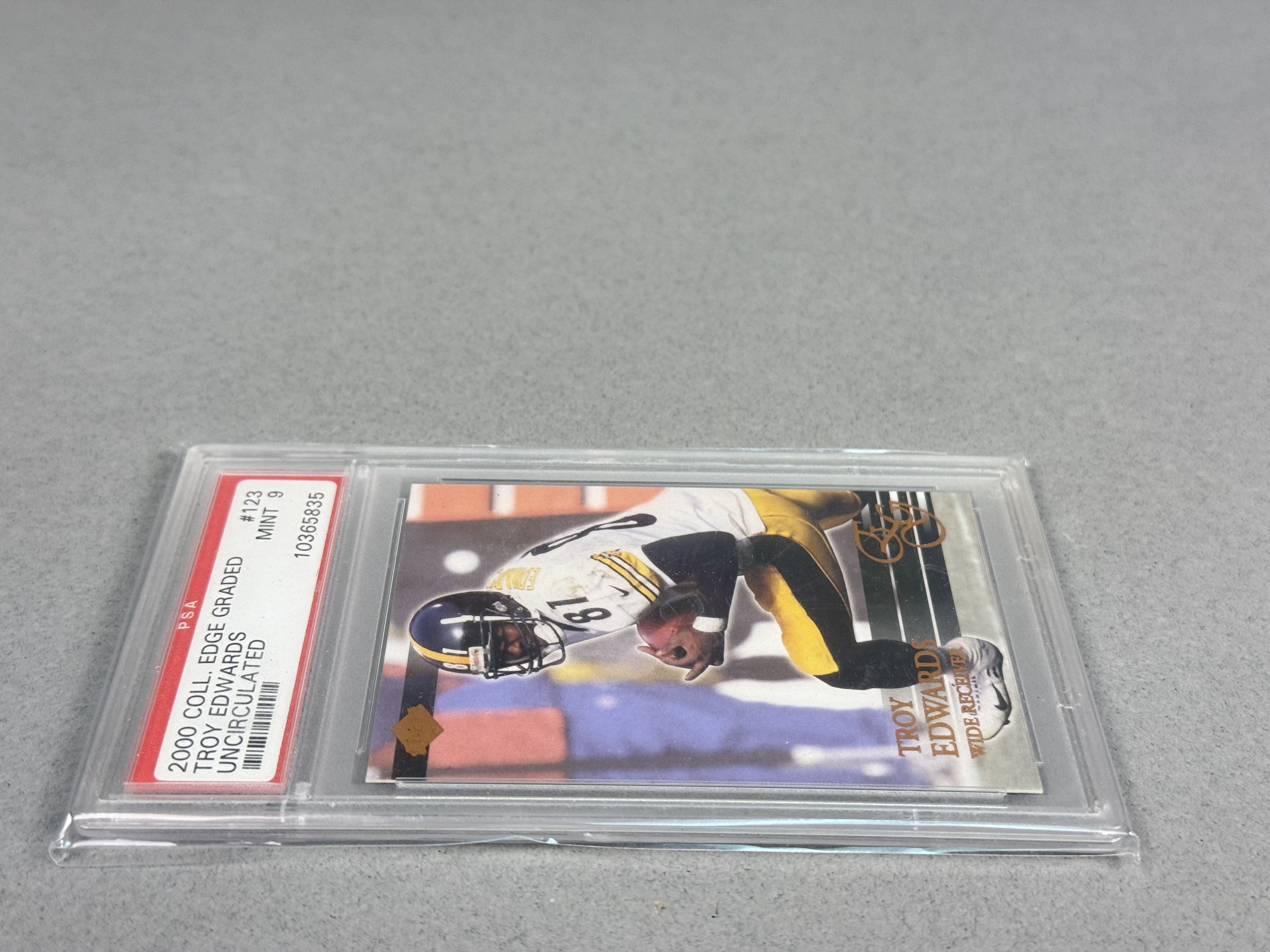 2000 Collector's Edge Troy Edwards PSA 9 Mint