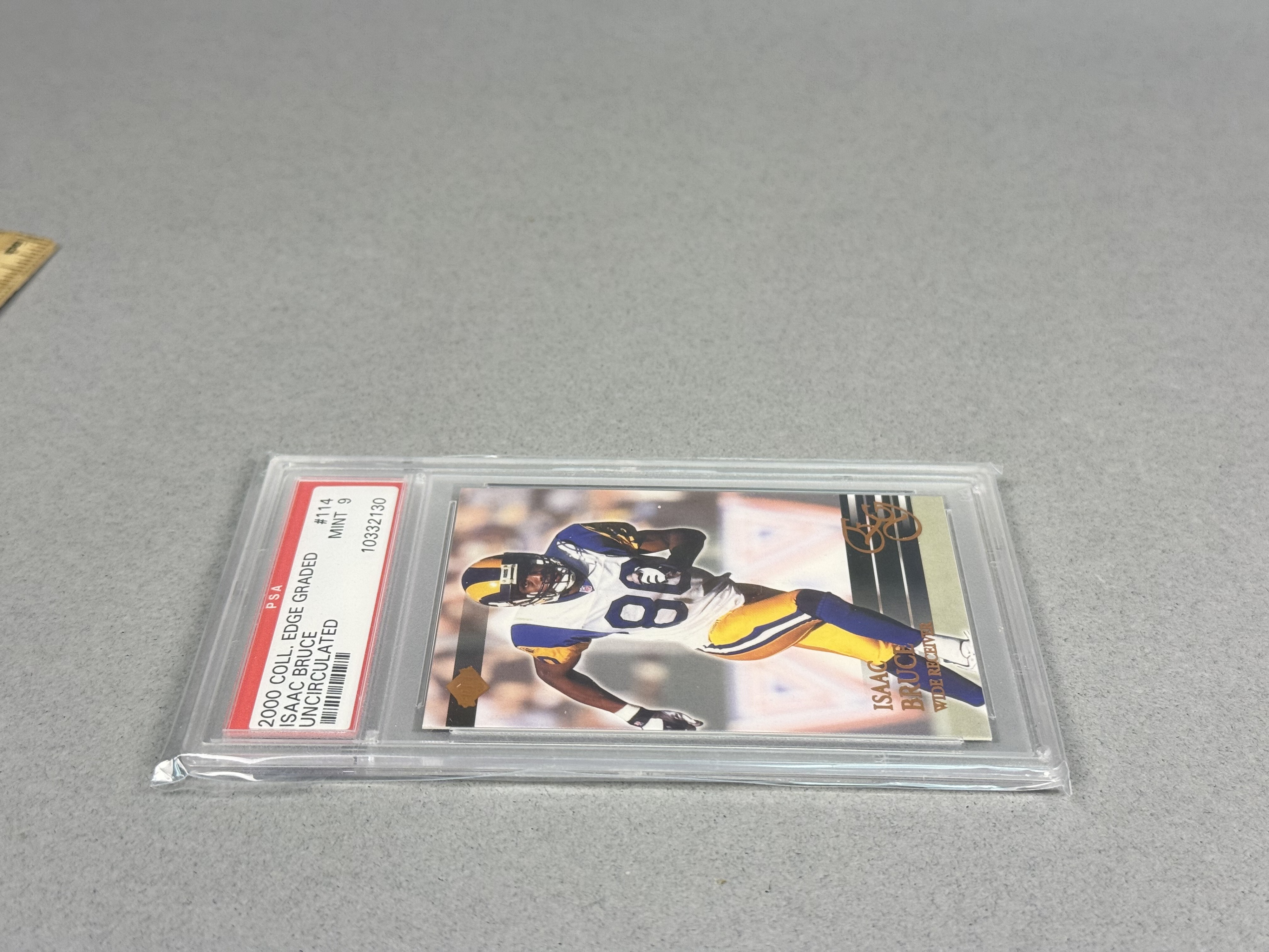 Collector's Edge Isaac Bruce PSA Graded Card