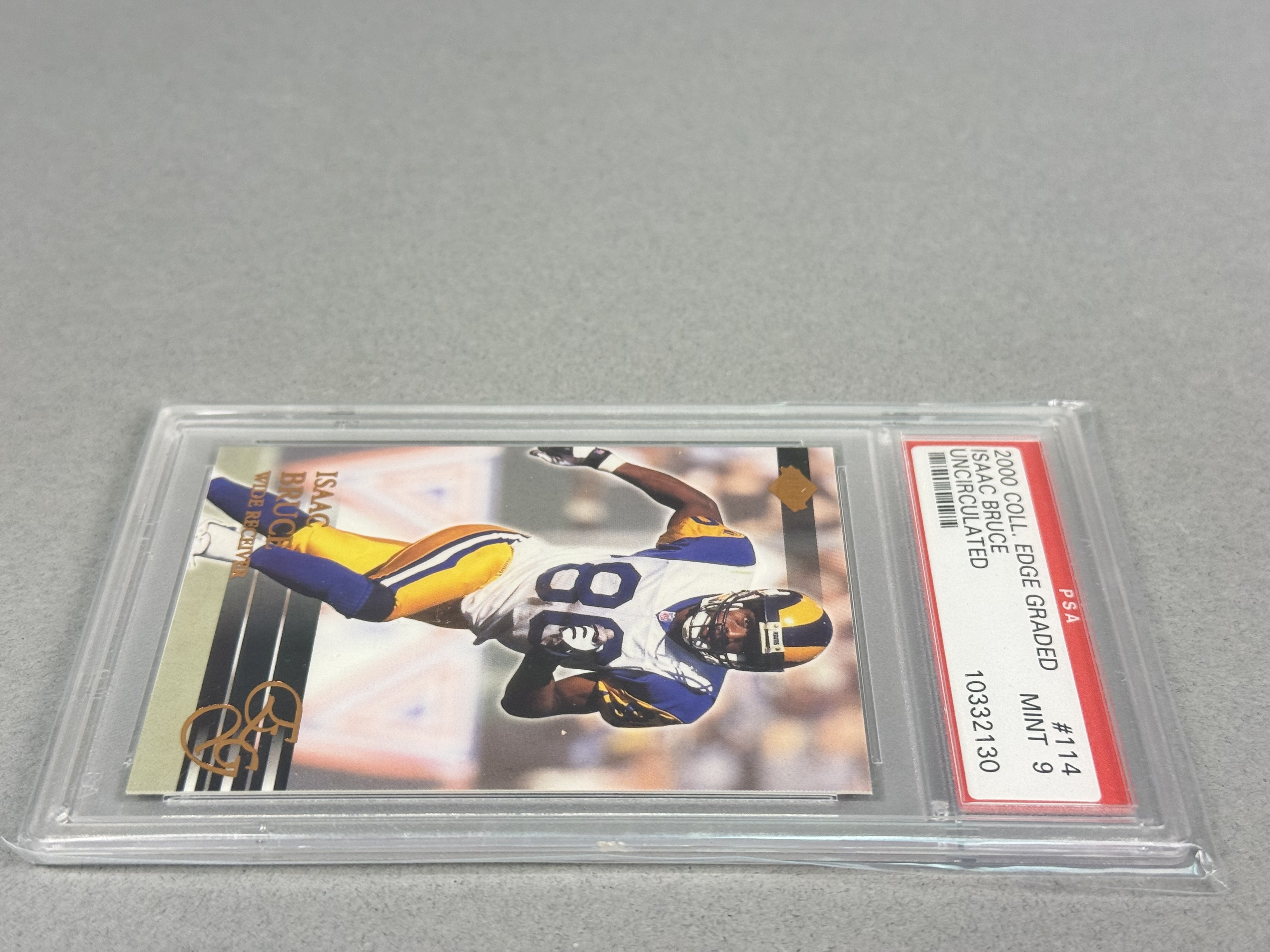 Collector's Edge Isaac Bruce PSA Graded Card