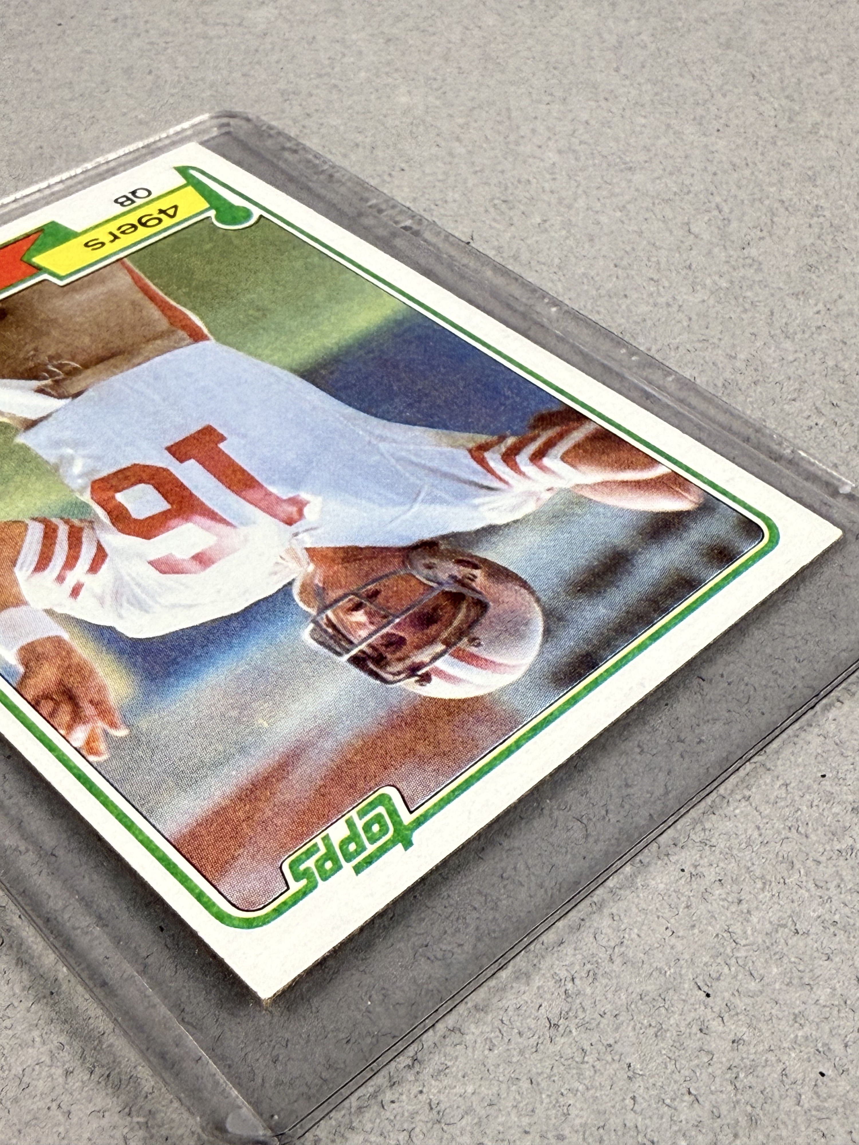 1981 Topps Joe Montana Rookie Card