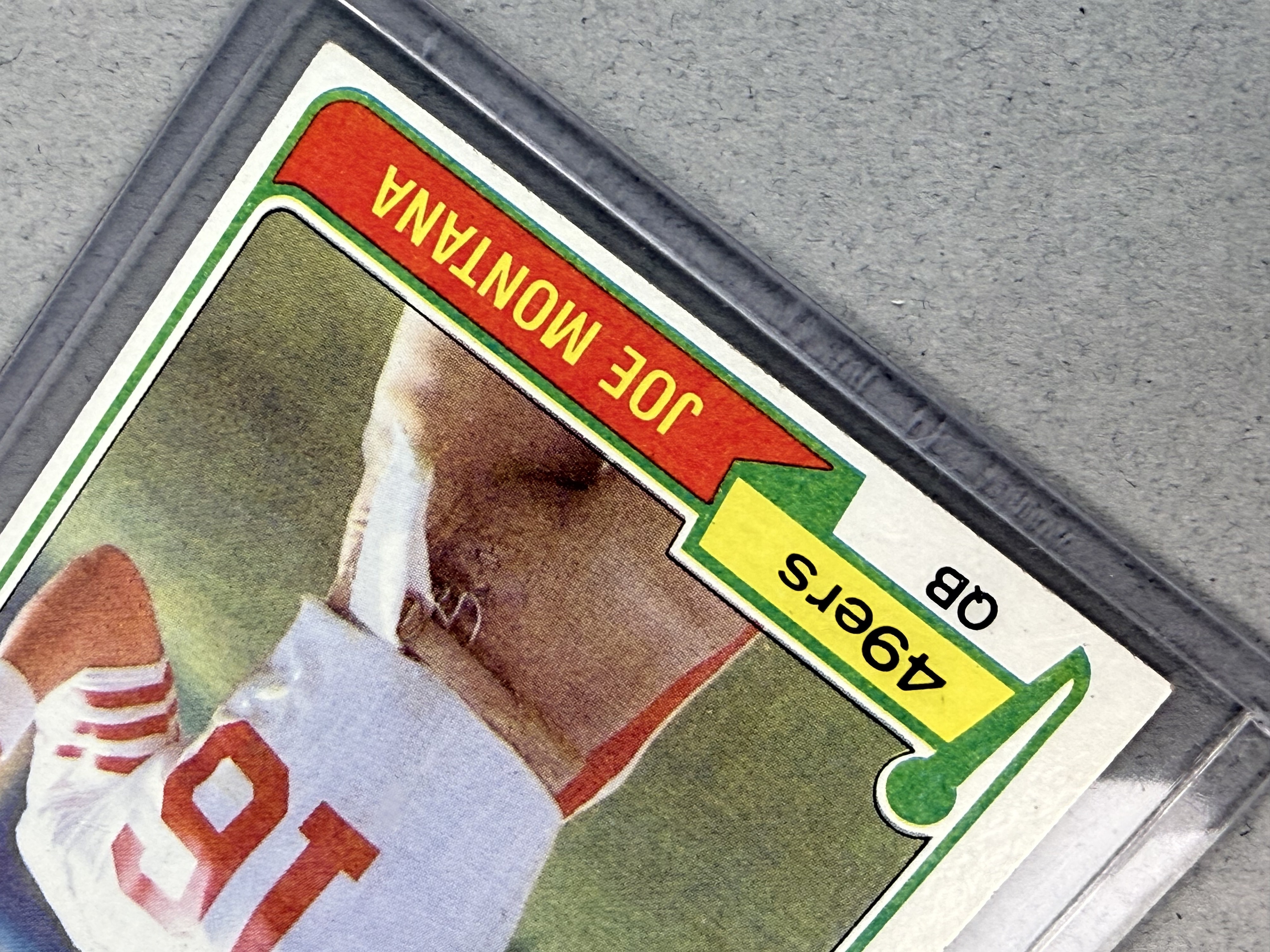 1981 Topps Joe Montana Rookie Card