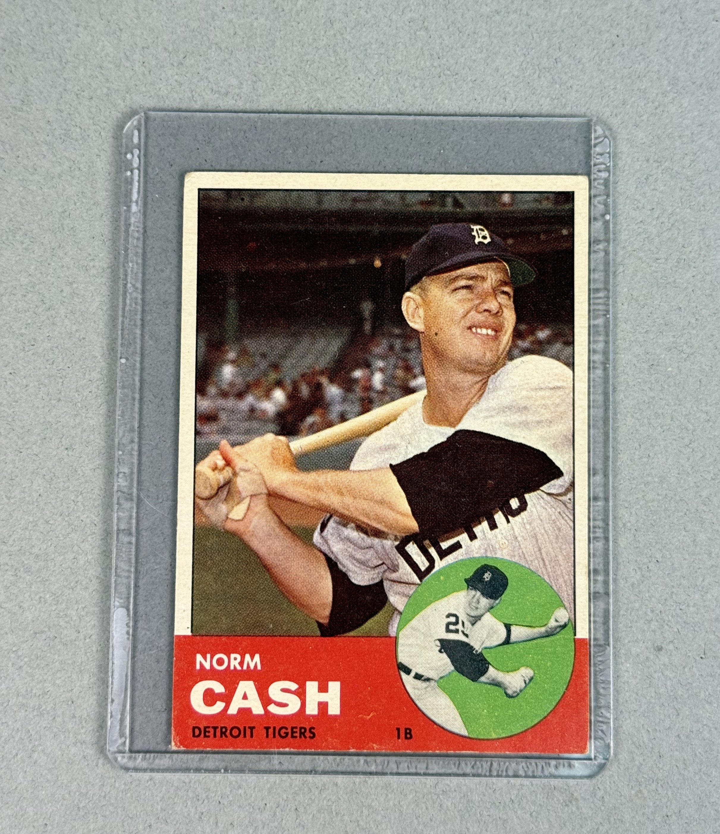 1963 Topps Norm Cash #445 Card