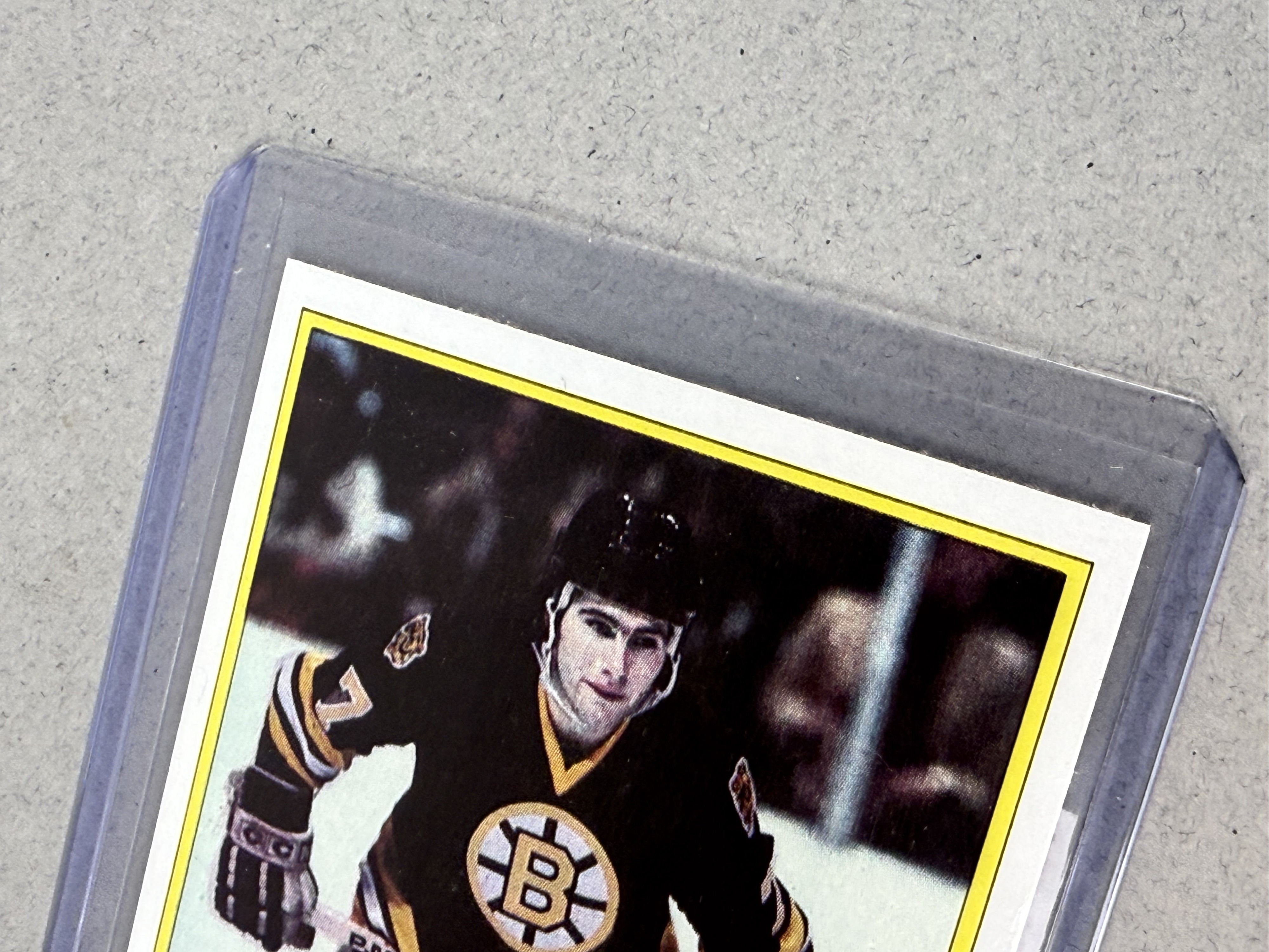 Topps 1980 Ray Bourque Unscratched Rookie Card 140