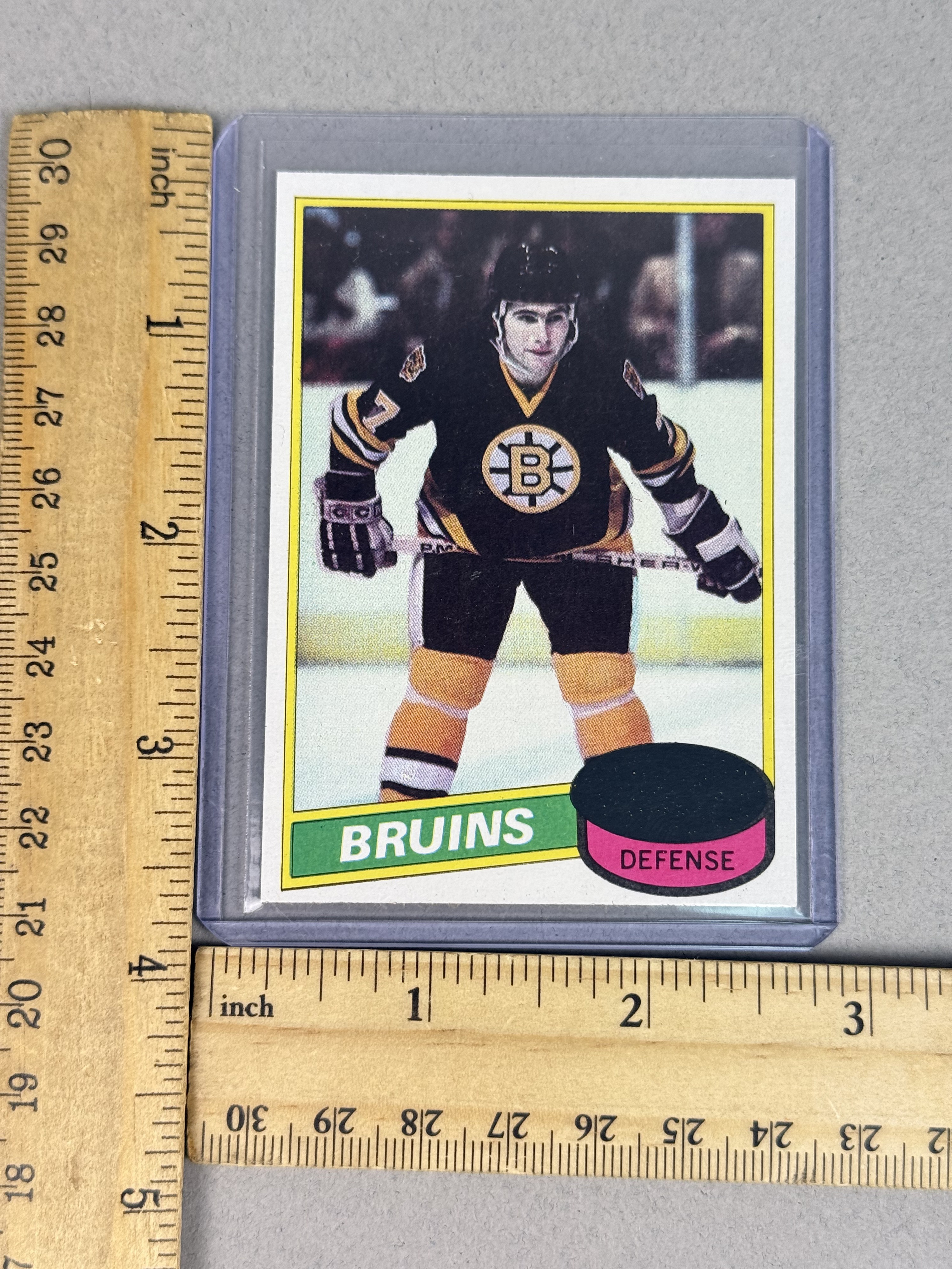 Topps 1980 Ray Bourque Unscratched Rookie Card 140