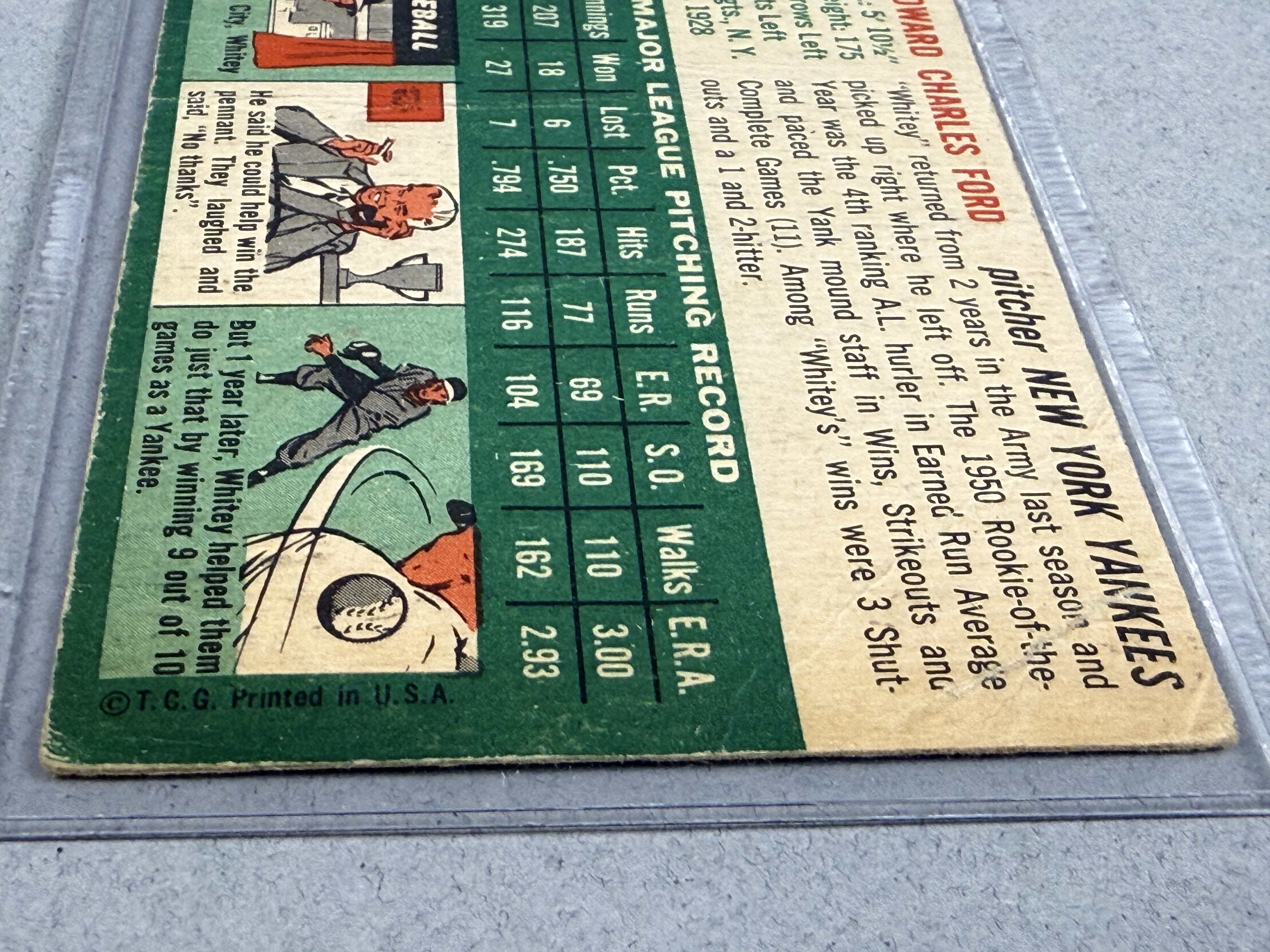 Topps 1954 Whitey Ford Baseball Card