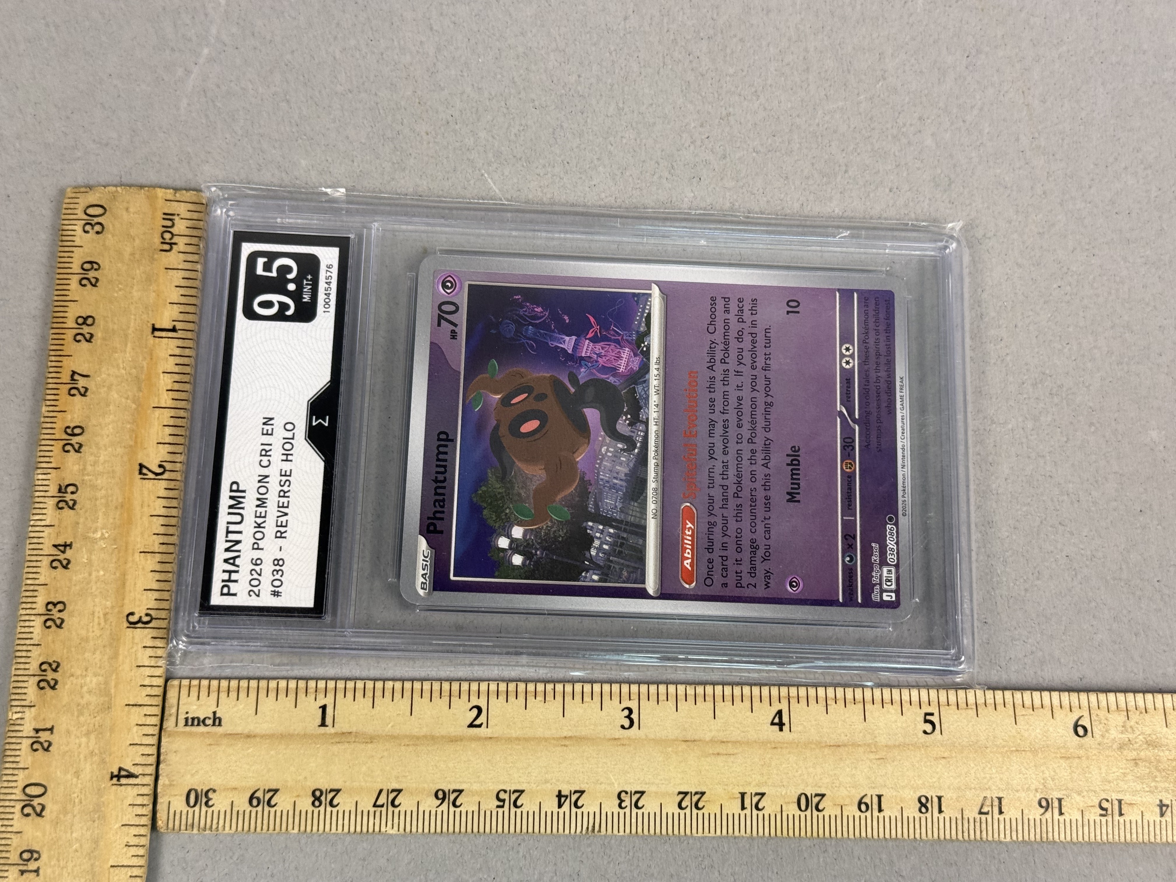 SIGMA 9.5 Phantump 2026 CRI Reverse Holo Card
