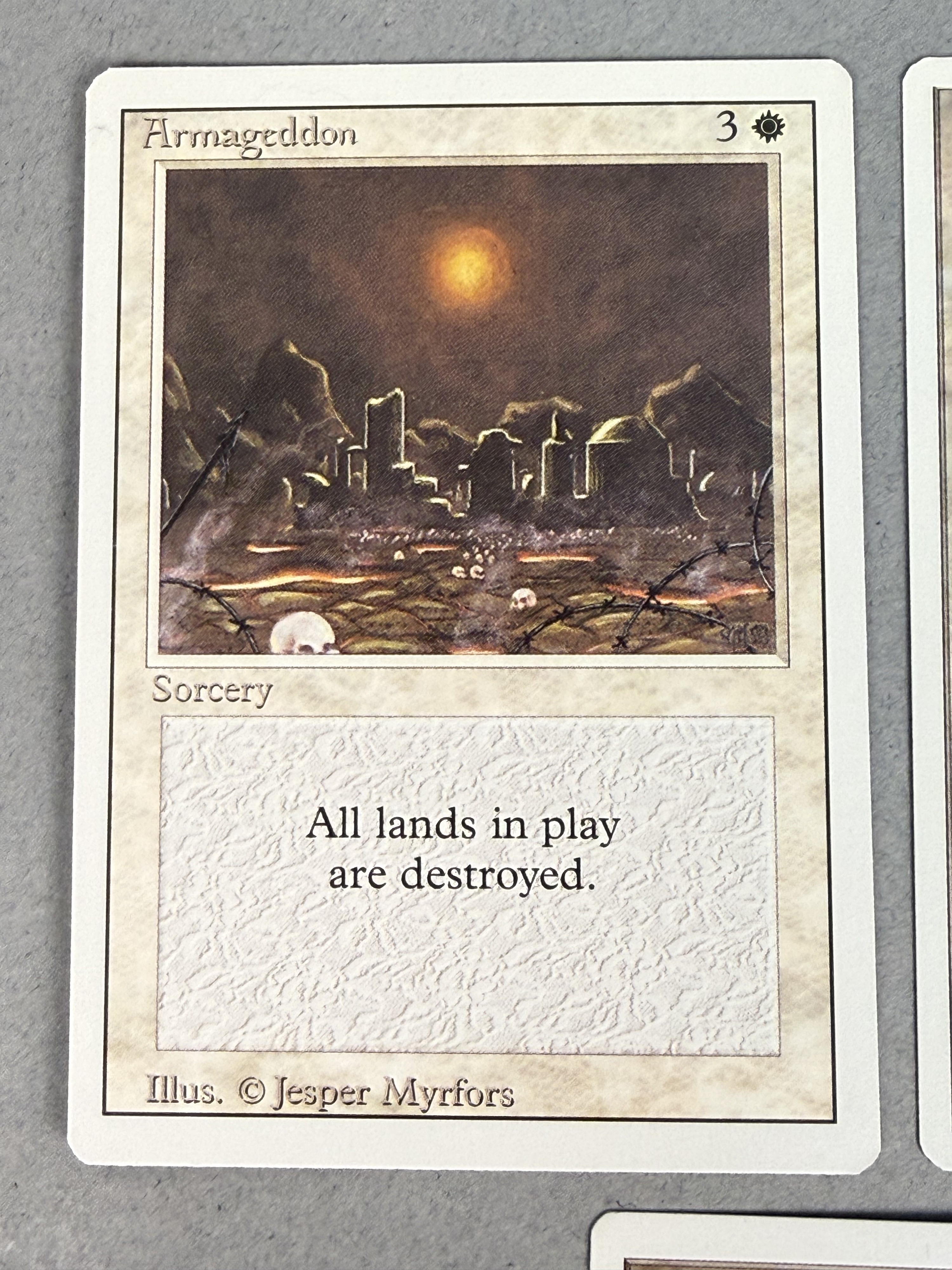 Magic The Gathering 3 Armageddon Cards