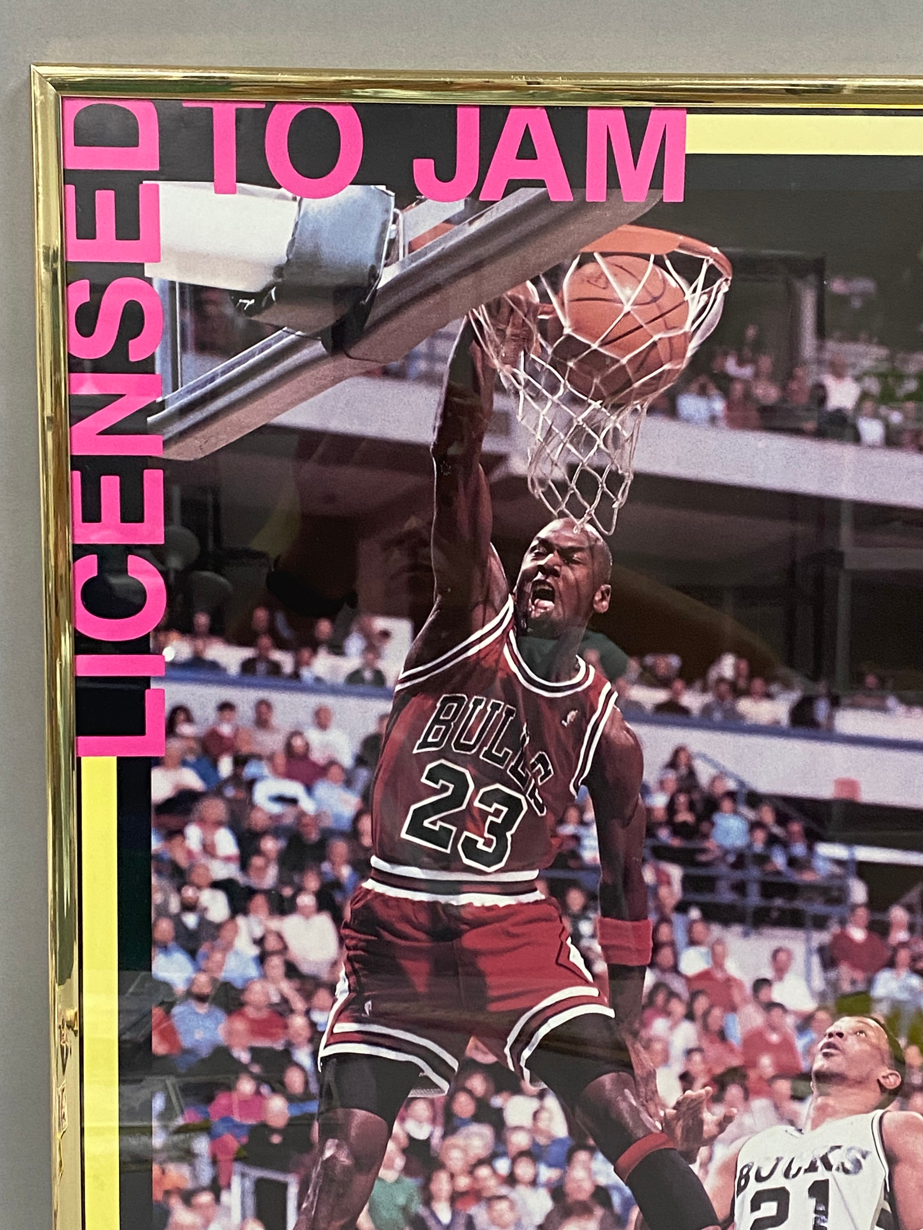 1990 Starline Michael Jordan Licensed to Jam Poster