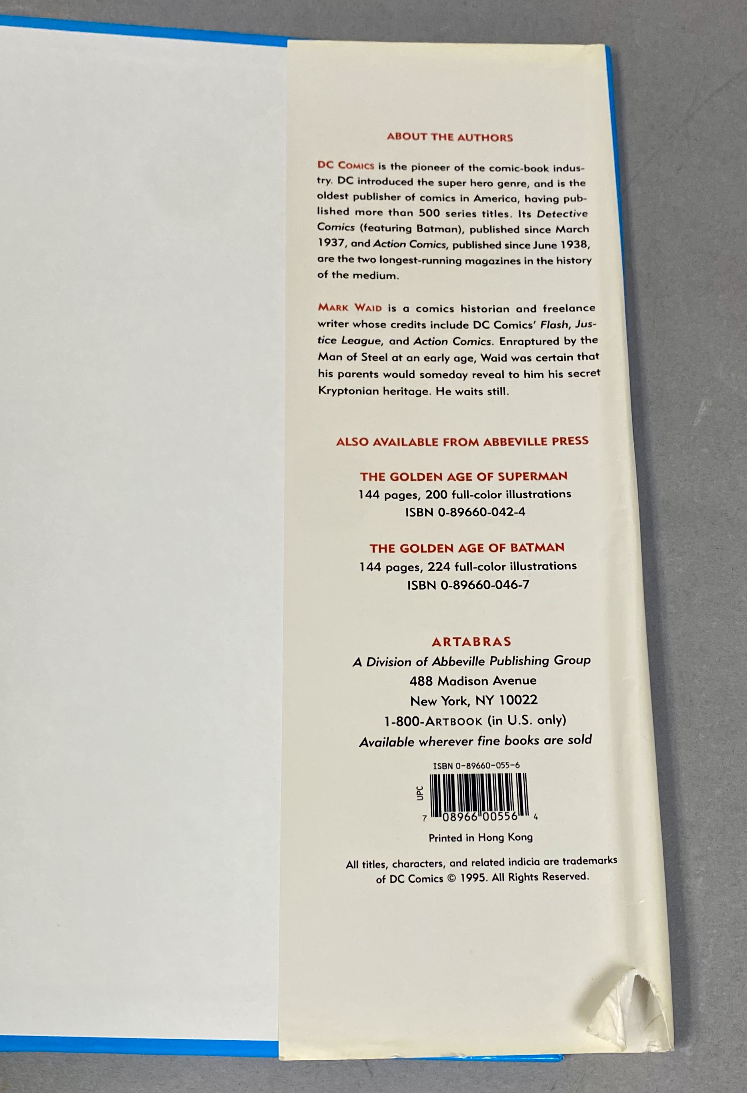 Artabras Silver Age Superman Hardcover Book