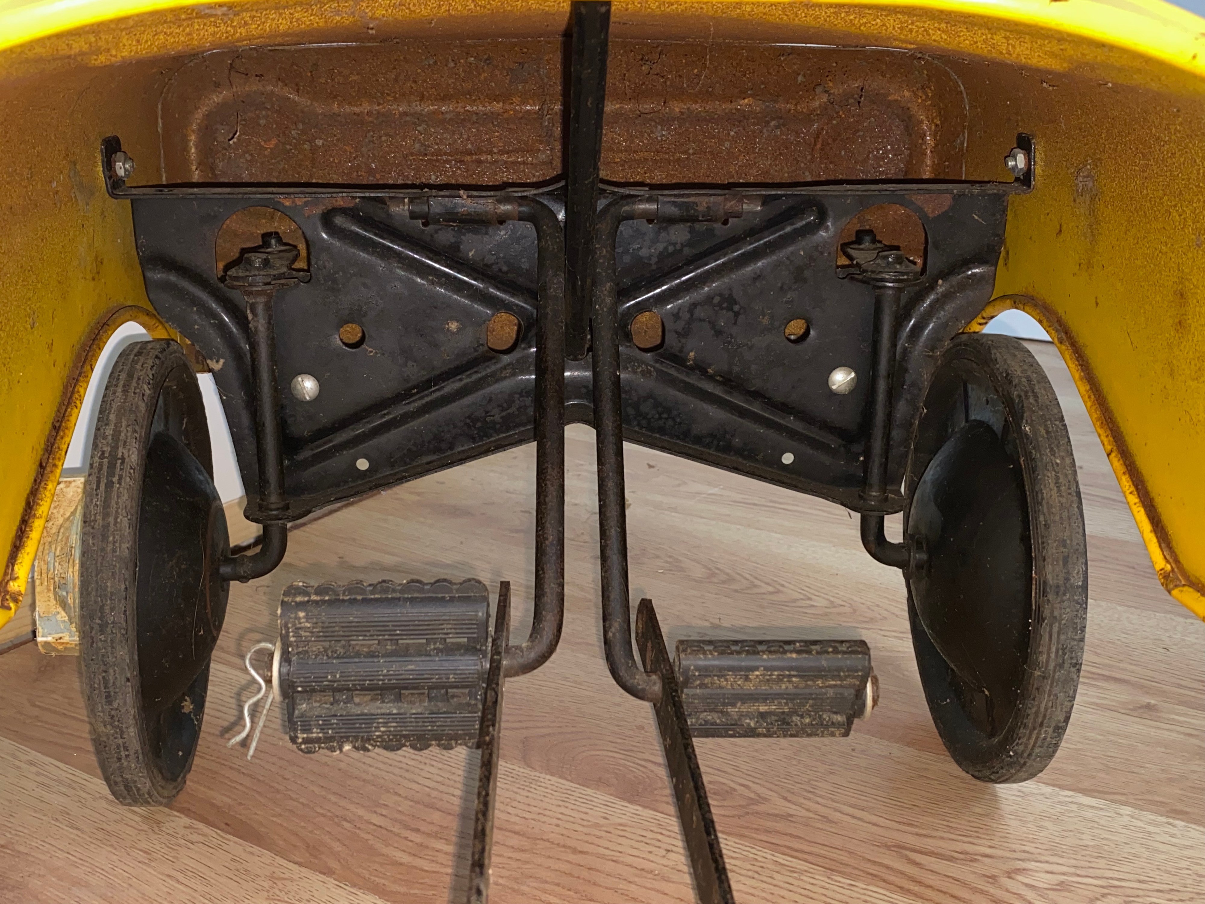 AMF Pacer Yellow Pedal Pickup Truck