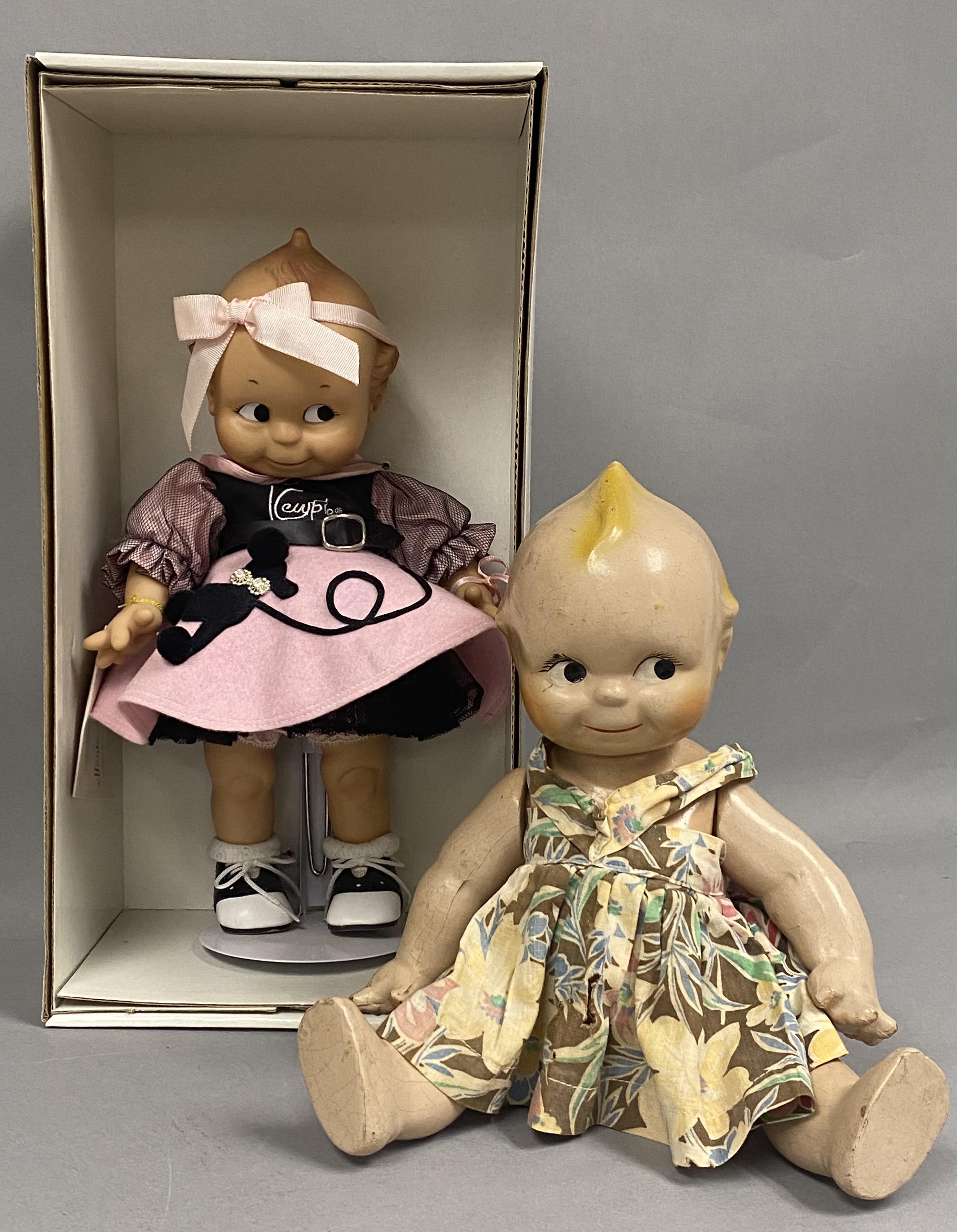 Effanbee Vinyl & Vintage Composition Kewpie Dolls